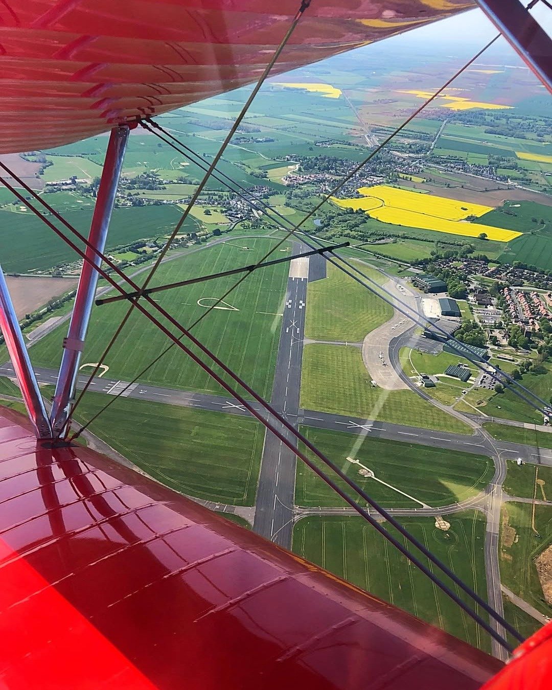 The views from up here are pretty incredible!!

Have you booked your wing walking experience this summer? @etheldareswingwalking are based here at Leeds East Airport throughout the summer season, offering the chance to take to the skies for an unforg