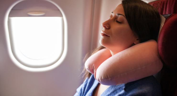 sleeping on planes