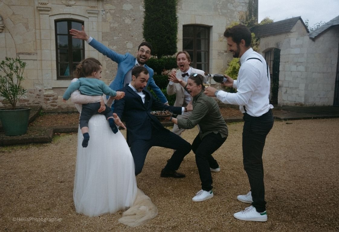 Repas de mariage convivial, humain et gourmand