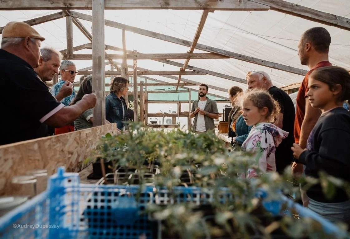 Visite du jardin d'Adrien Traiteur Maison de Campagne