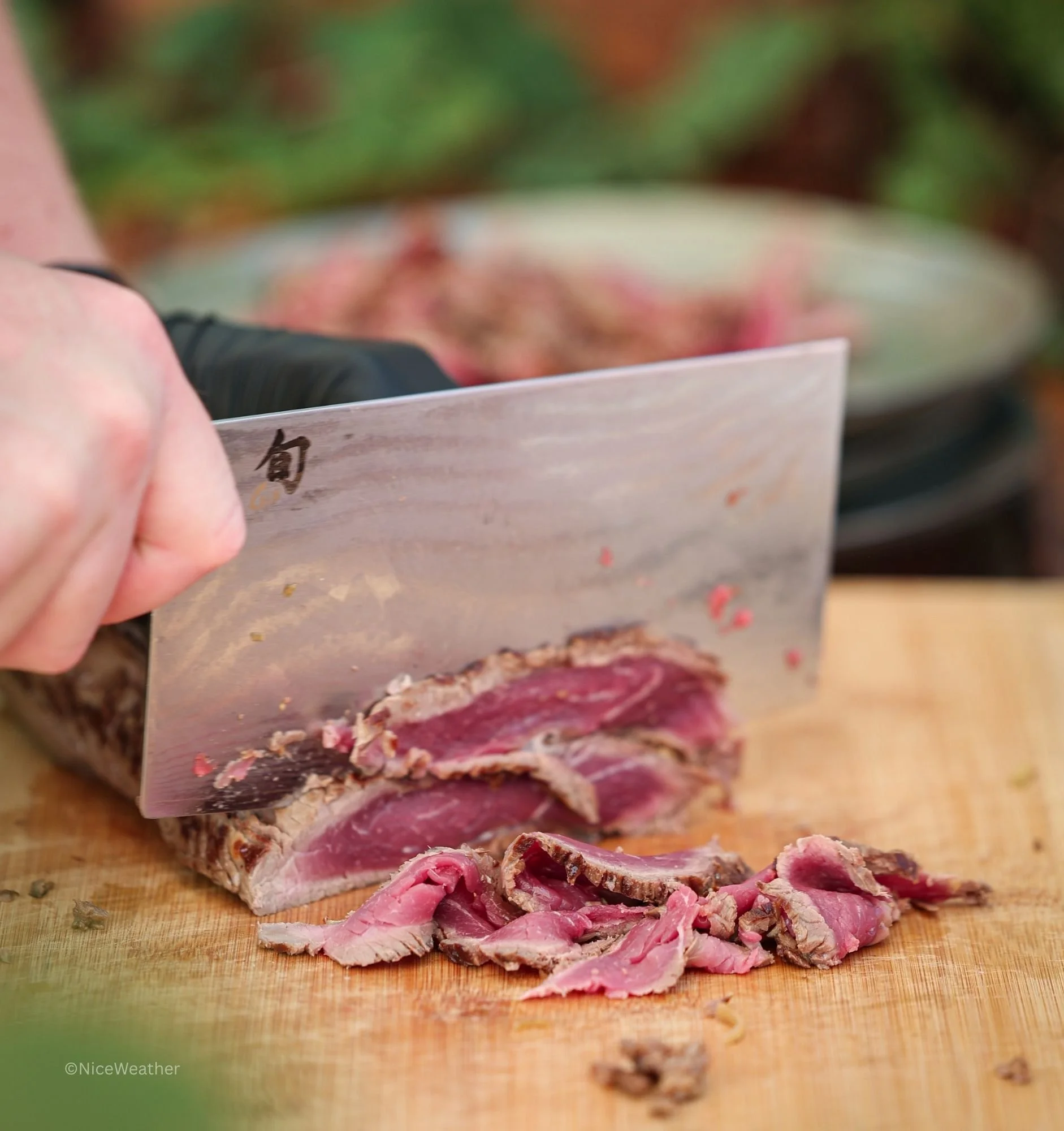 Découpe Tataki de Bœuf AOP Maine Anjou traiteur
