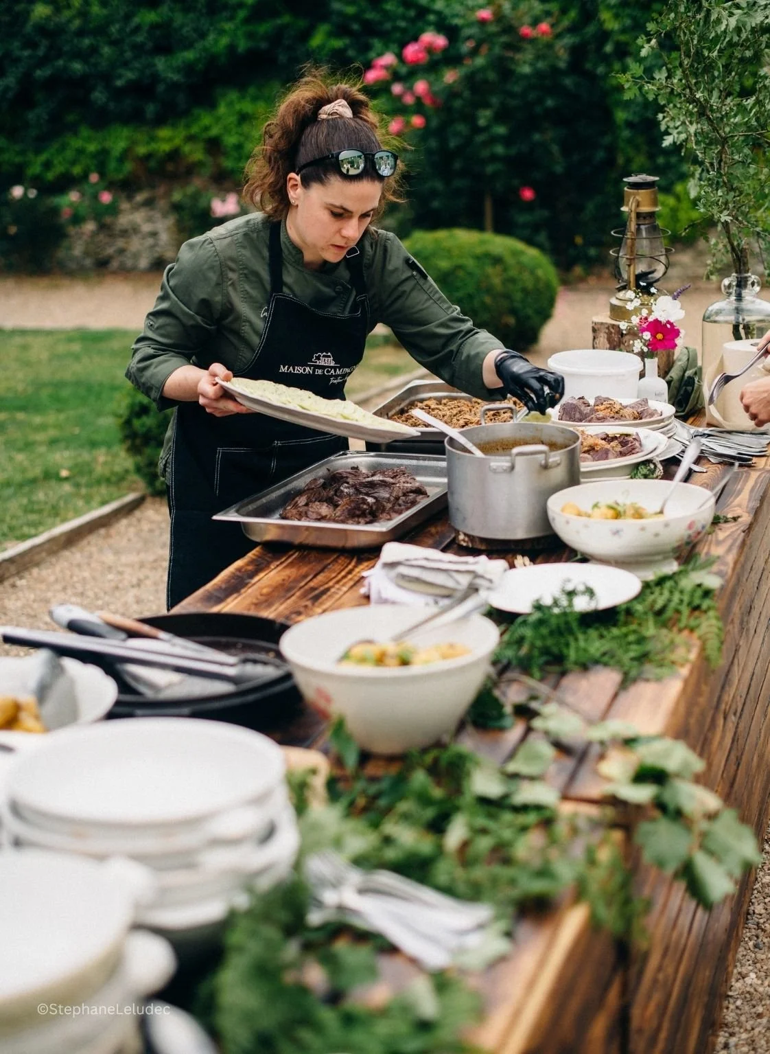 Service au plat _ Brasero mariage Anjou