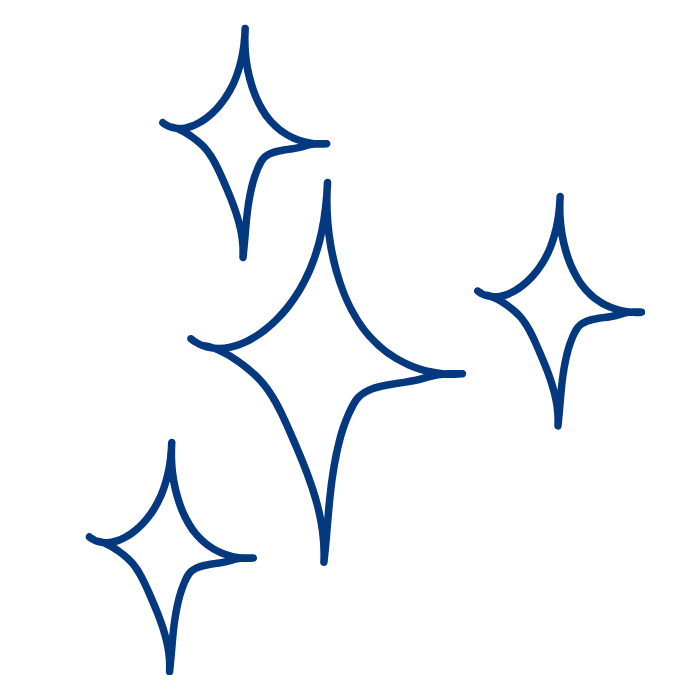 Geometric drawing of an outline square with sections divided by vertical, horizontal, and diagonal lines.