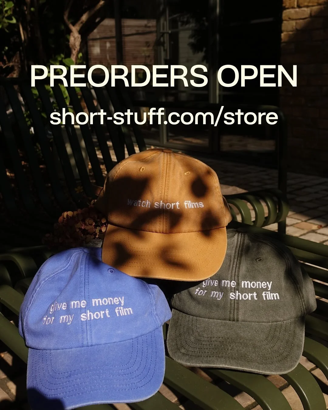 SHORT STUFF MERCH DROP! short-stuff.com/store

The time has come, our new caps have just dropped 🧢🧢🧢🧢🧢🧢🧢🧢

Preorders open until 31st October, shipping first week of Nov. &pound;20 + &pound;2 p&amp;p. Various colour and text options, please ch