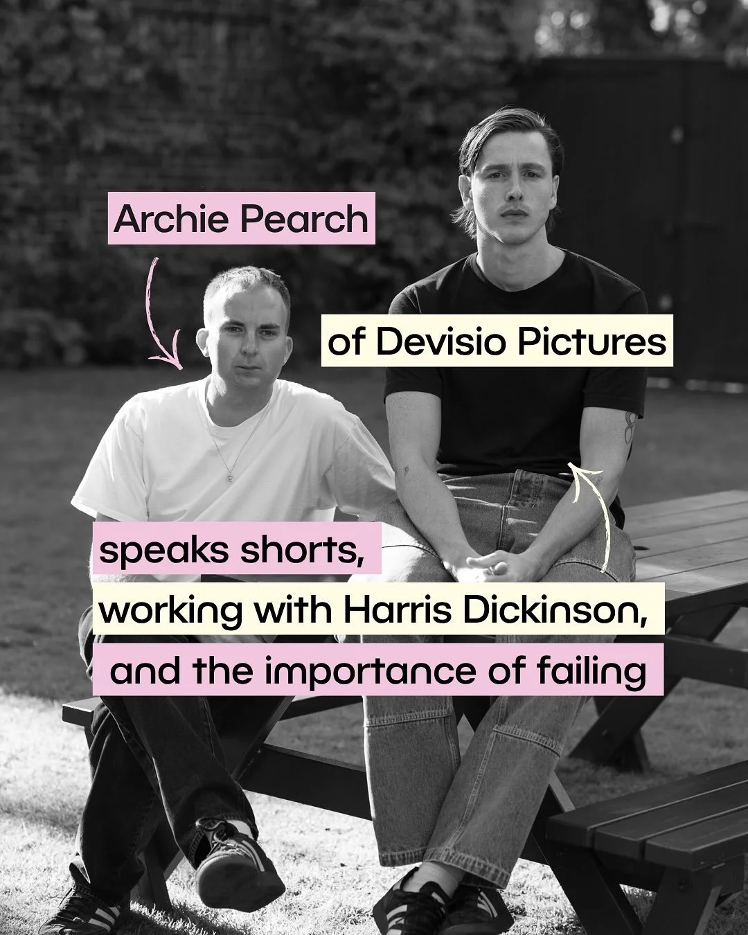 We spoke to @archiepearch of @devisiopictures - yes, the producers of @urchinmovie! - about his start in the film world, his favourite short films, working with @harrisdickinson and the importance of failing

Written by the fabulous @liagomezlang, yo