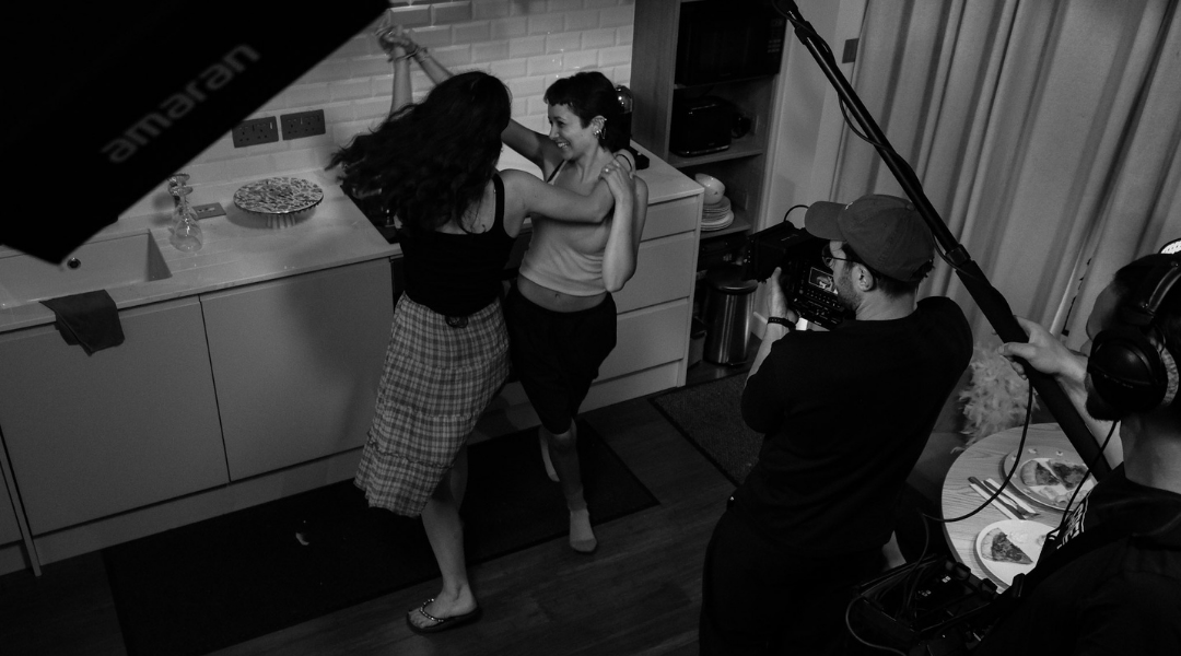 EXCLUSIVE: First Behind the Scenes look at comedy short ‘The Funeral List’, starring Lola Blue and writer-director Stefania Aronica