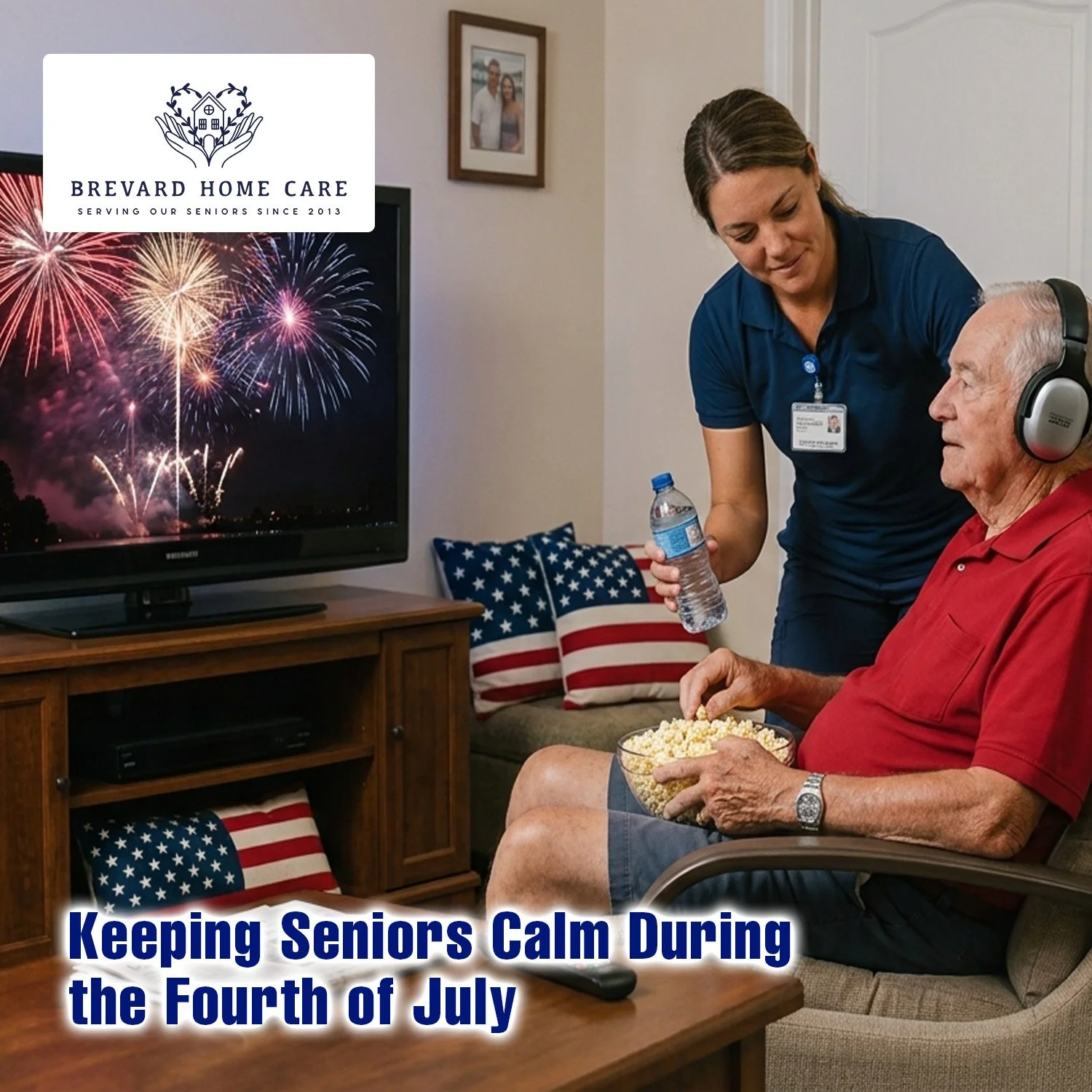 Keeping Seniors Calm During the Fourth of July in Brevard County, Florida