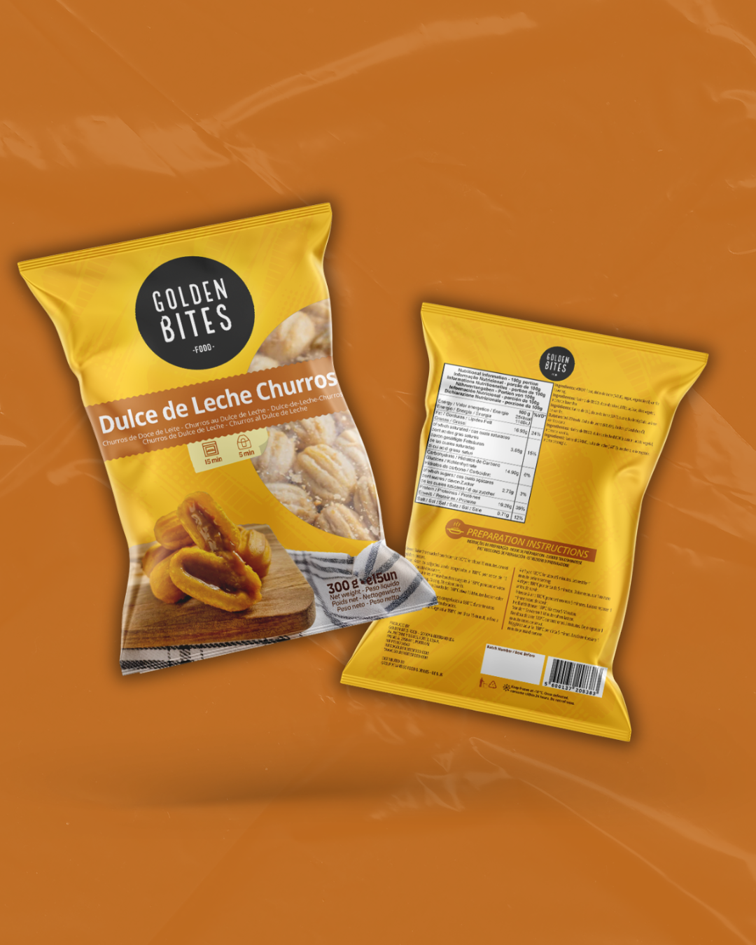 Churros com Doce de Leite –  | 300g – Pronto para aquecer