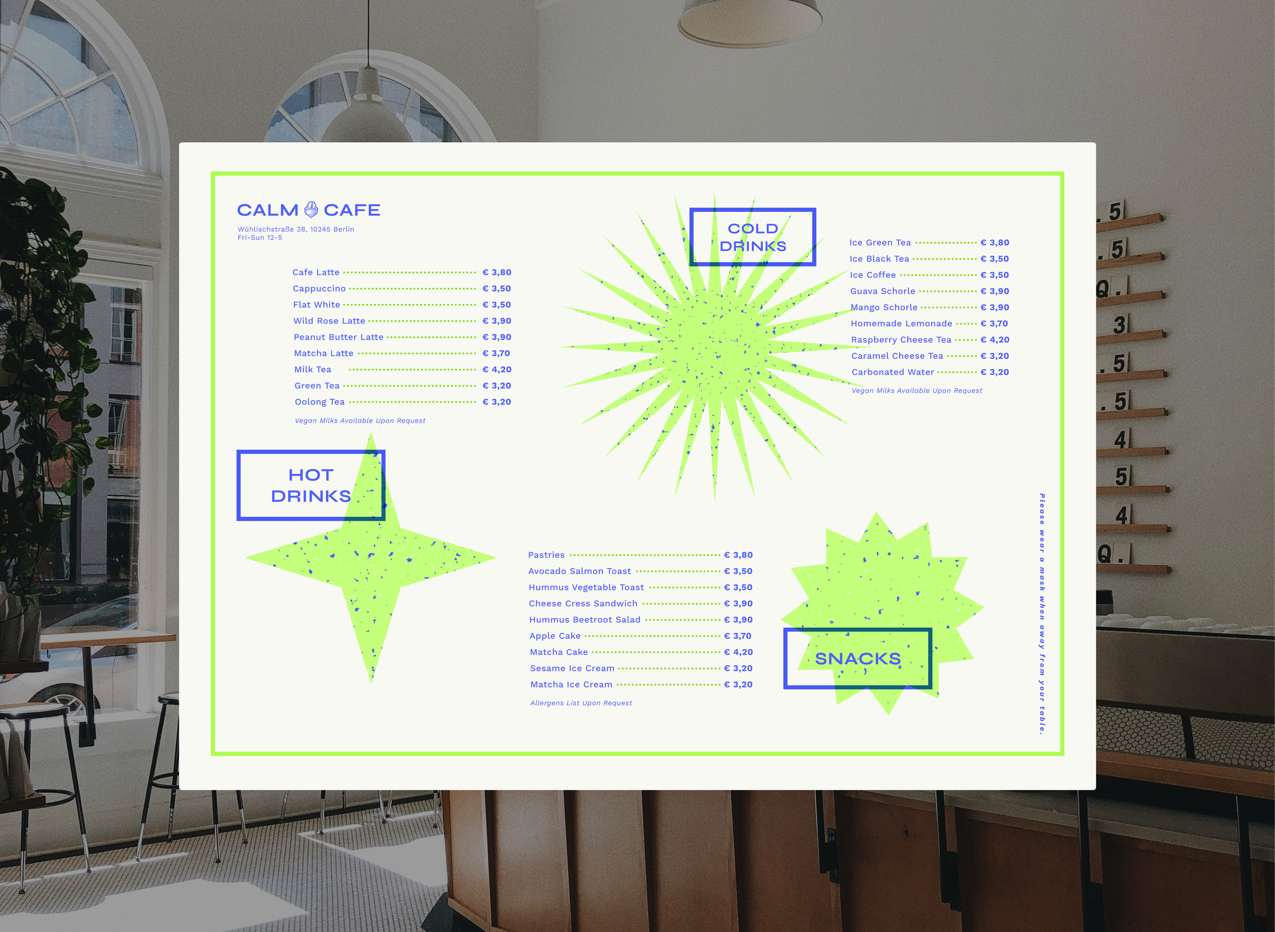 BRAND | MENU  | CAFE