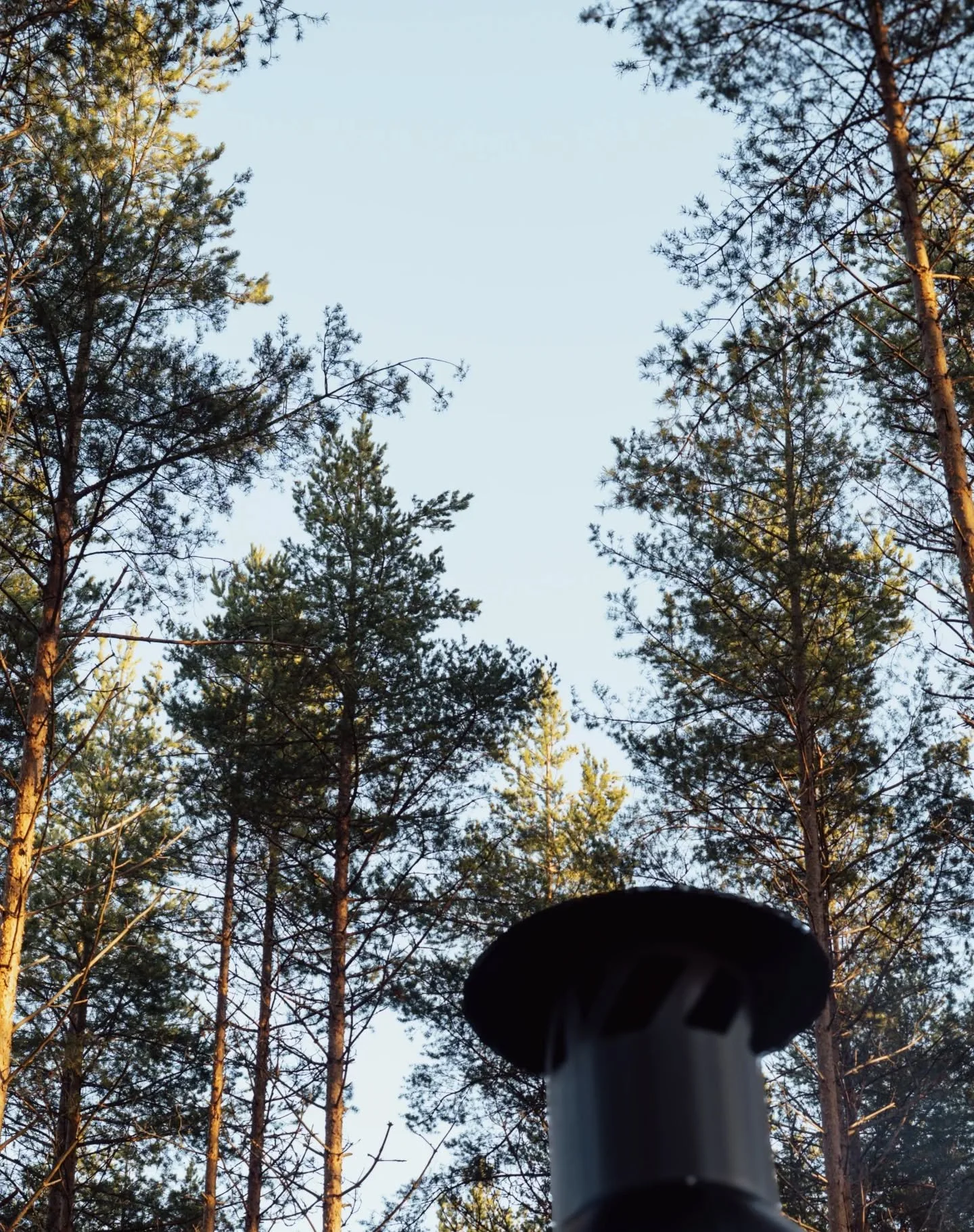 Humisevat havut ja niiden lomassa lymyilev&auml;, hitaasti kohoava savu sen kertovat; joku on tehnyt tulet valmiiksi. 🫶

#laavulla 
#korianhirsi