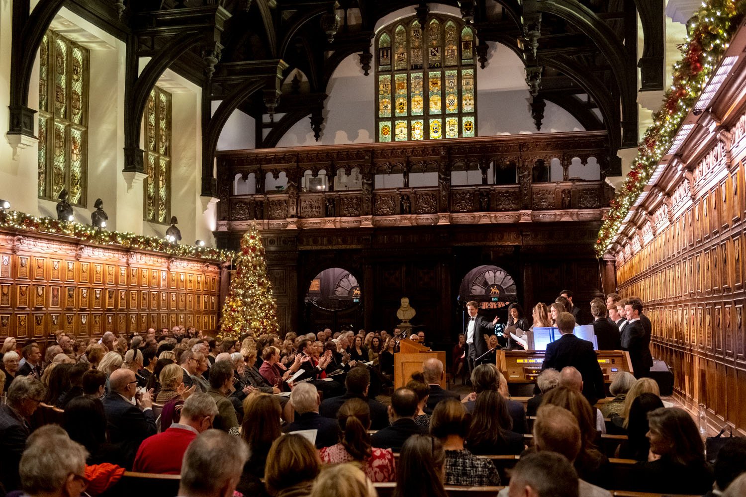 Photos that show the energy and spirit of Centrepoint's Carol Service at Middle Temple, London.