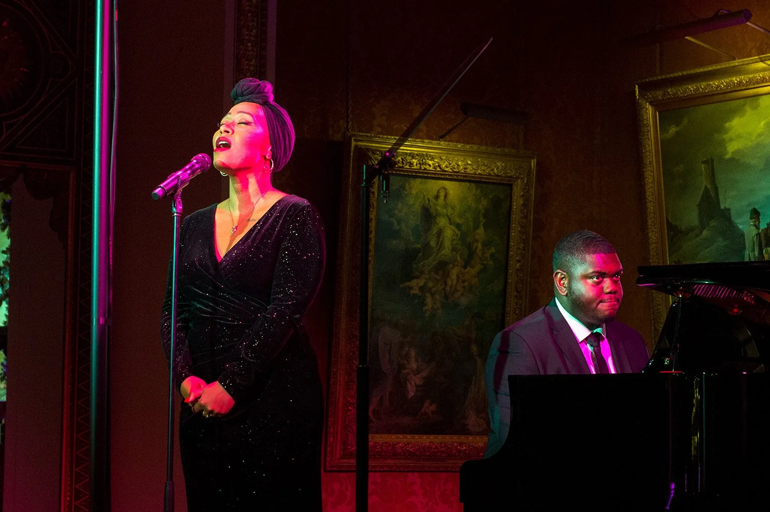 This image by a 5-Star Rated London Event Photographer - Singer Emile Sande performs at Prince's Trust dinner at Buckingham Palace.