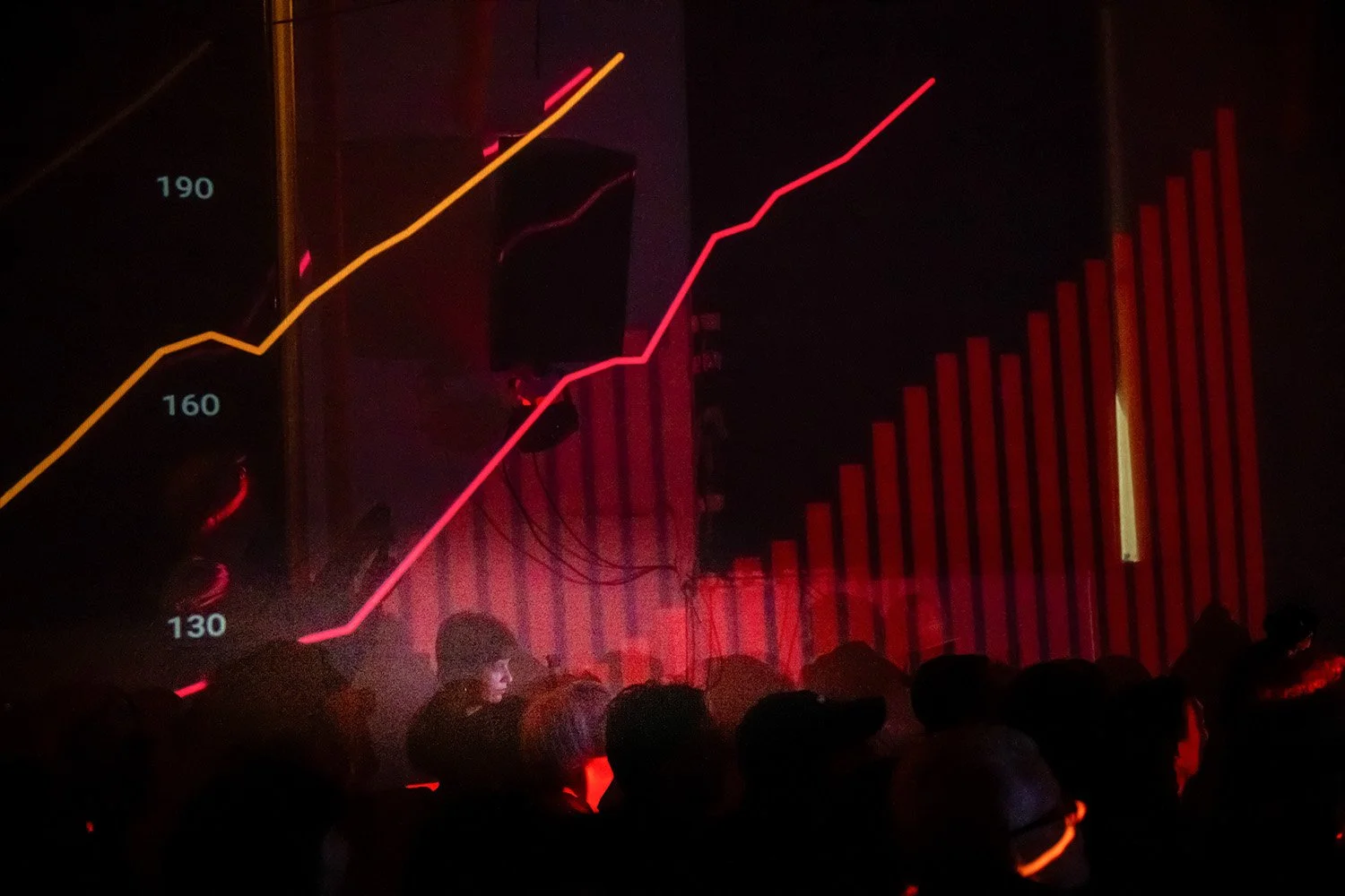 Capturing the atmosphere of the art installation - D-fuse present their Nine Earths project. 