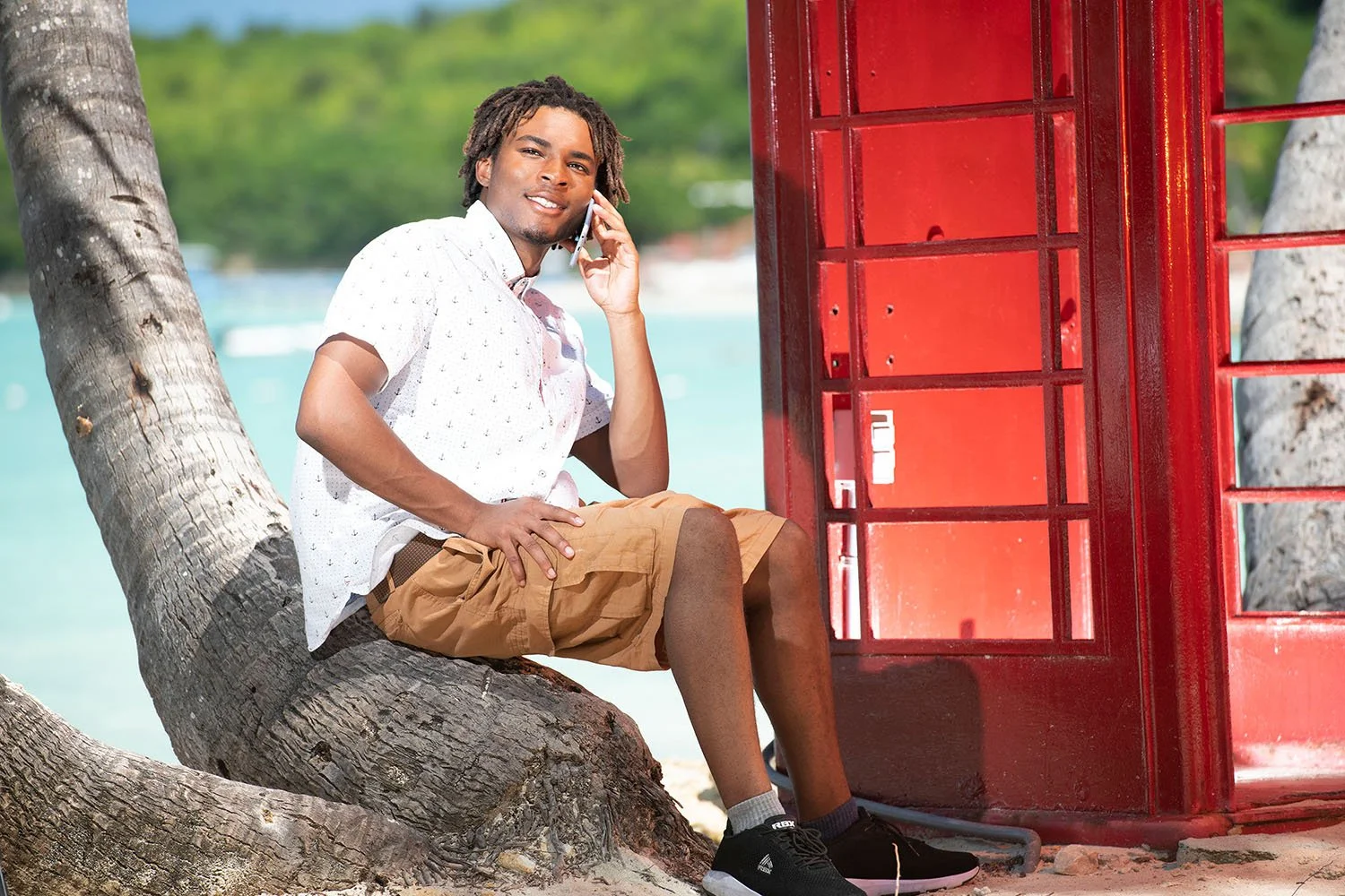 Actor Aseani, photographed at Dickenson Bay