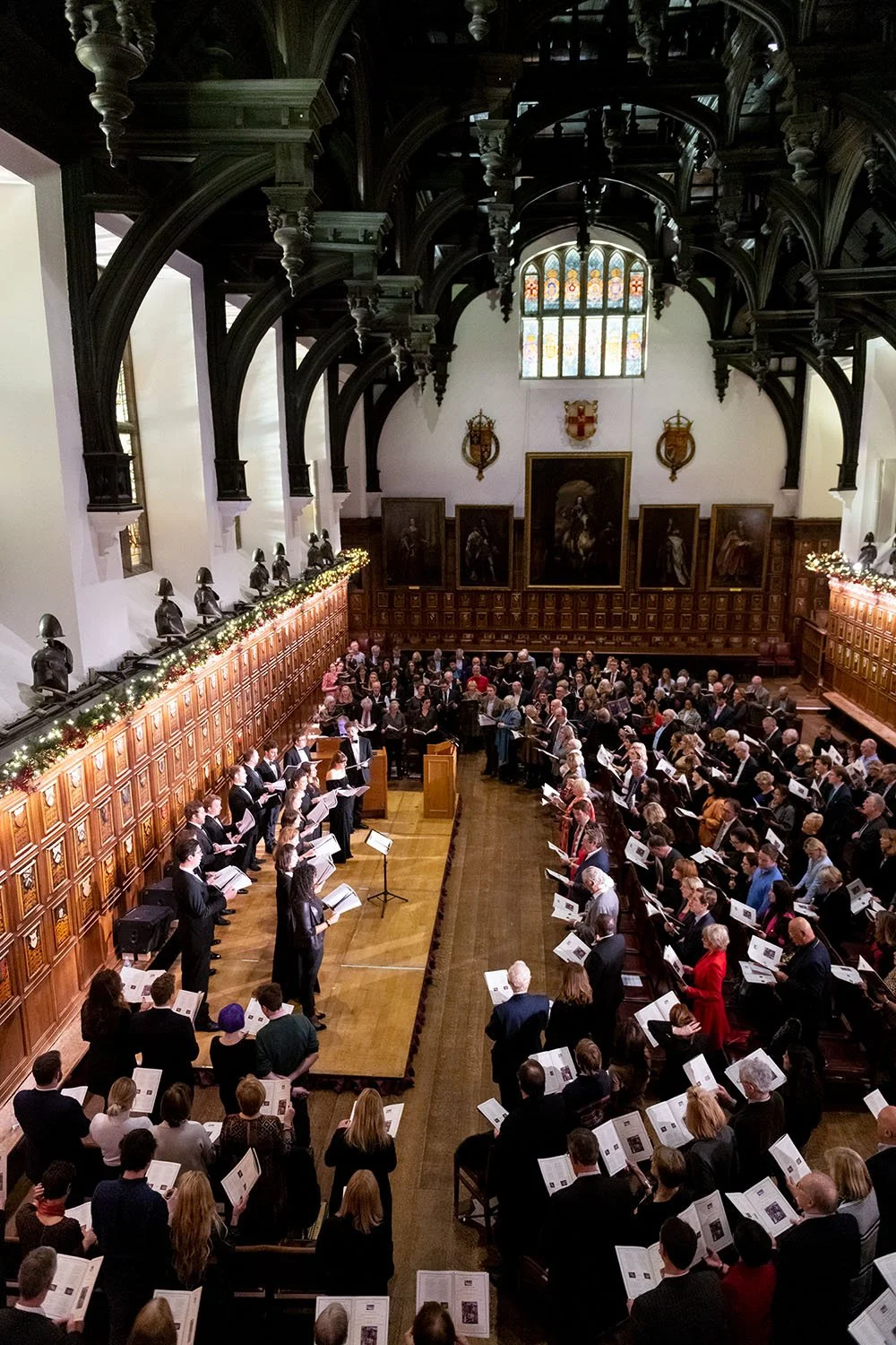 Photography that explores all the angles of an event like Centrepoint's Killik Carol Service at Middle Temple, London.
