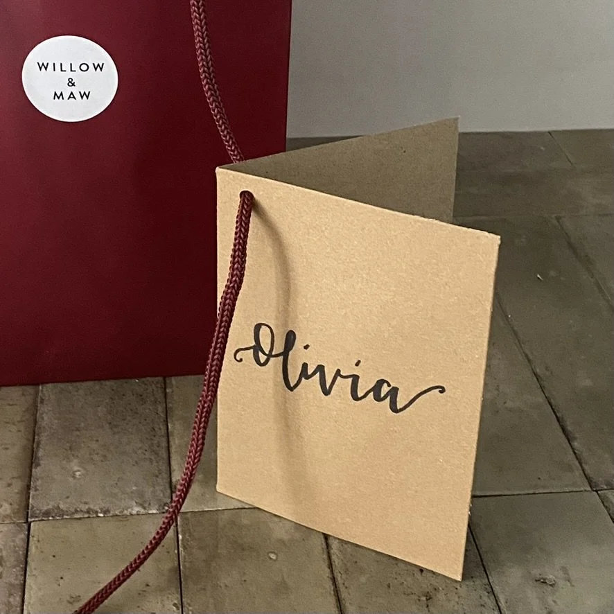 Valentines Red Bouquet With Personalised Calligraphy Card