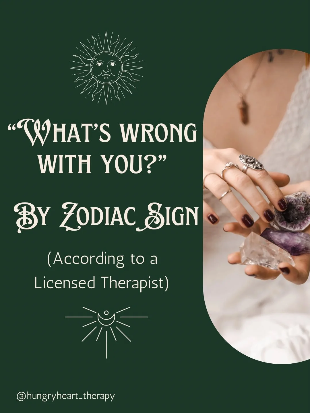 Disclaimer: I am a licensed therapist, but I have absolutely ZERO credentials to be writing about zodiac signs. This post was a fun opportunity to be creative and I absolutely felt like Gossip Girl writing these summaries 😂 

Spoiler: nothing&rsquo;