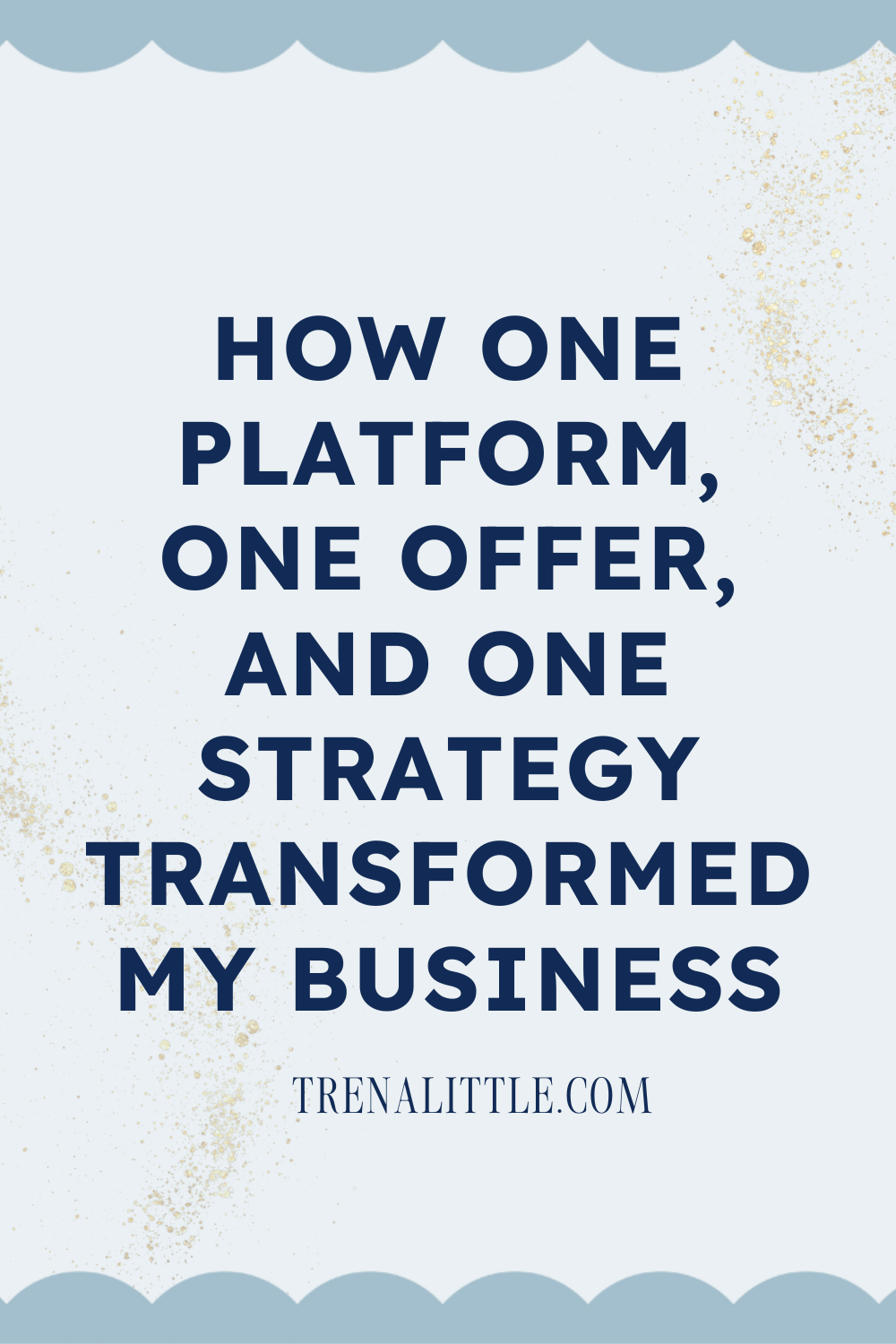 How the Power of One Completely Transformed My Business in 2025