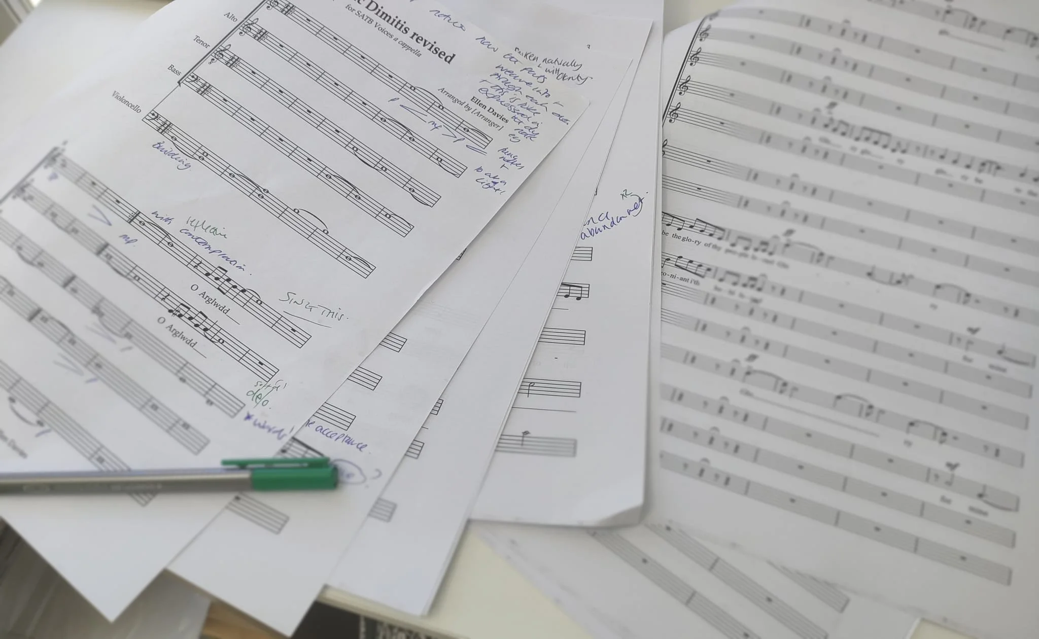 For: FRANCIS 800 a weekend of events in North Wales 
Two premières of choral works by Anglesey composers  BAFTA Cymru-nominated film composer Gareth Glyn (Mab a’n Rhodded)  and Ellen Davies (Nunc Dimittis) performed by Kana Choir, with Dr. Anastasia 