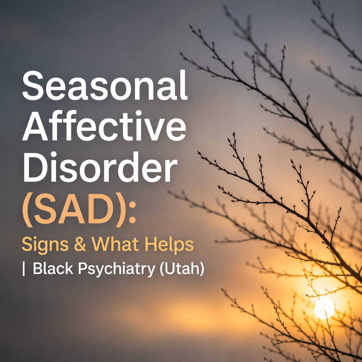 Seasonal Affective Disorder: When Shorter Days Start Affecting Your Mood