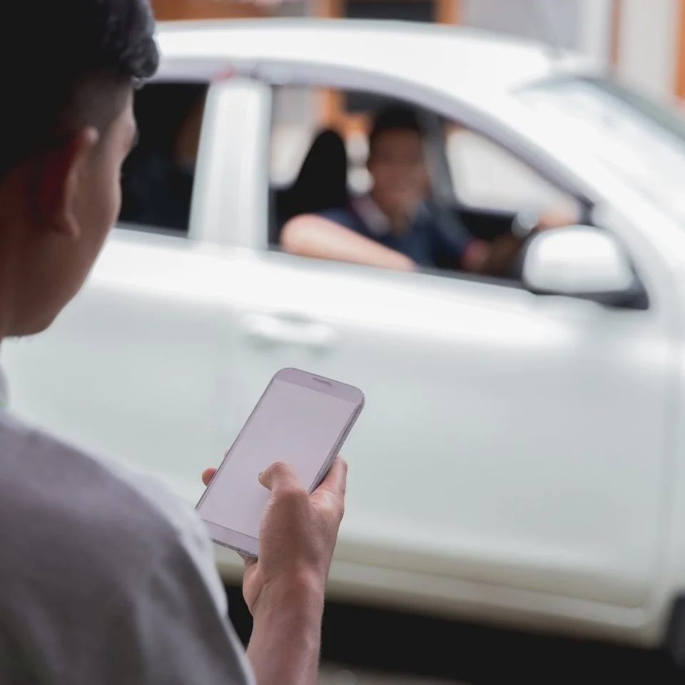 Patient using Lyft or Uber ride service provided by Axis Chiropractic and Massage accident clinic West Valley City Utah