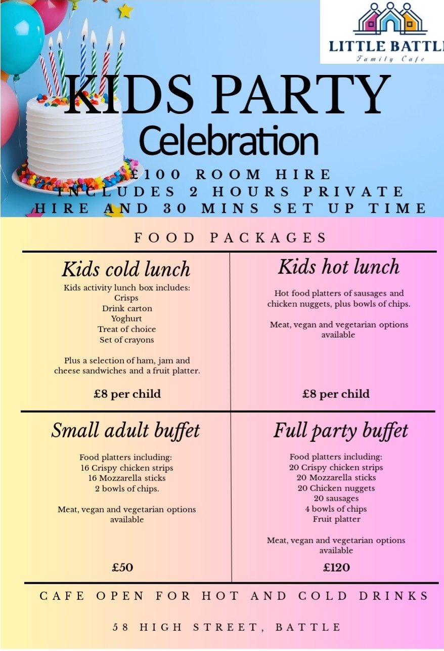 Kids party packages