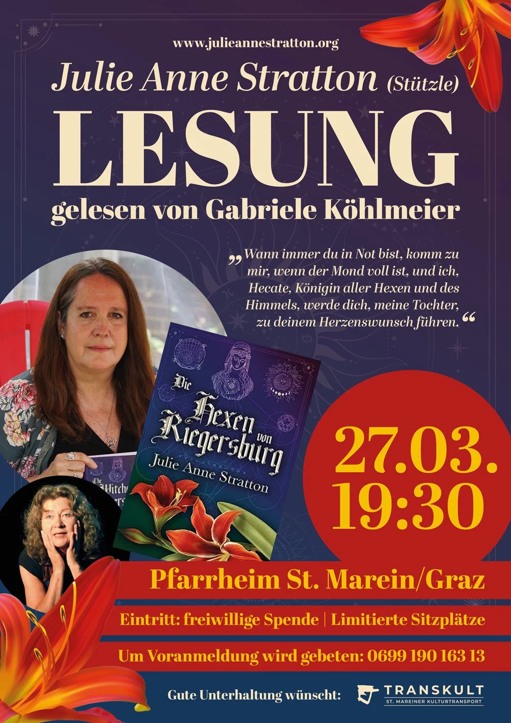 Lesung mit Julie Anne Stratton + Gabrielle Kohlmeier