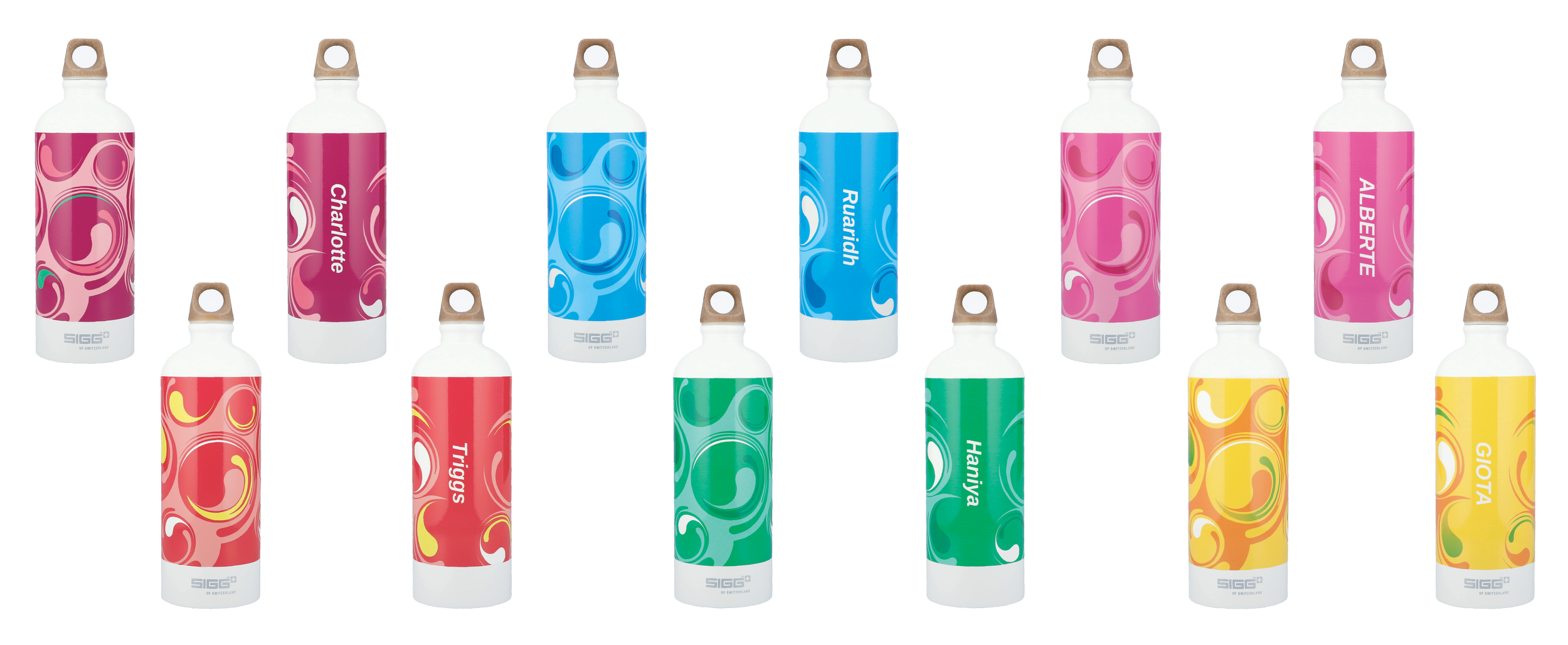 Sigg personalised printed drinks bottles