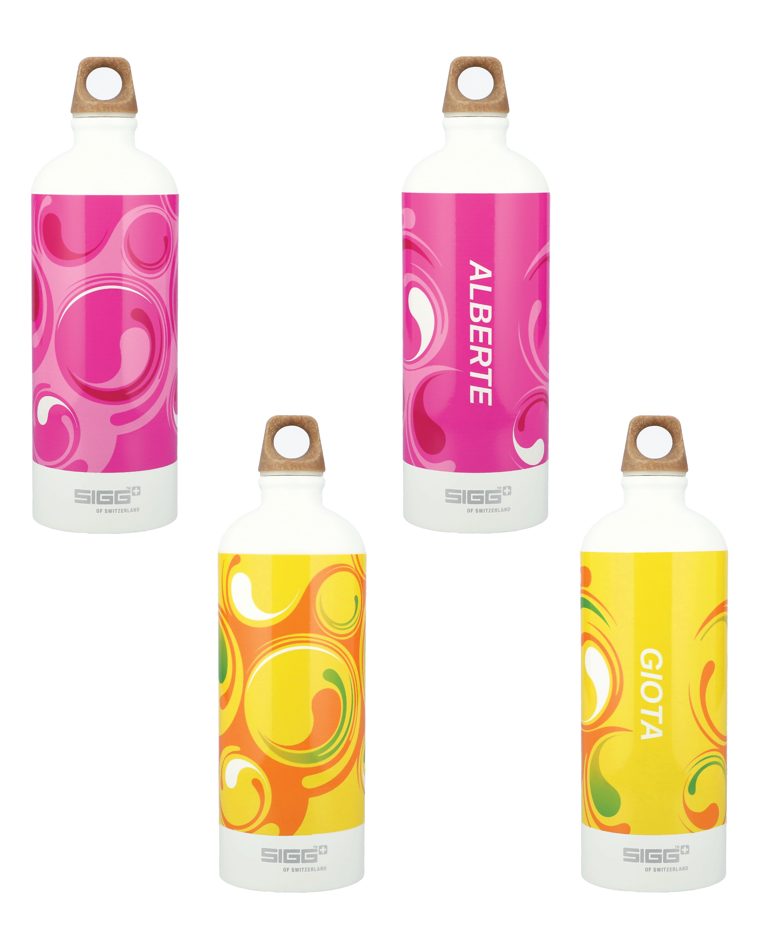 Sigg personalised printed drinks bottles