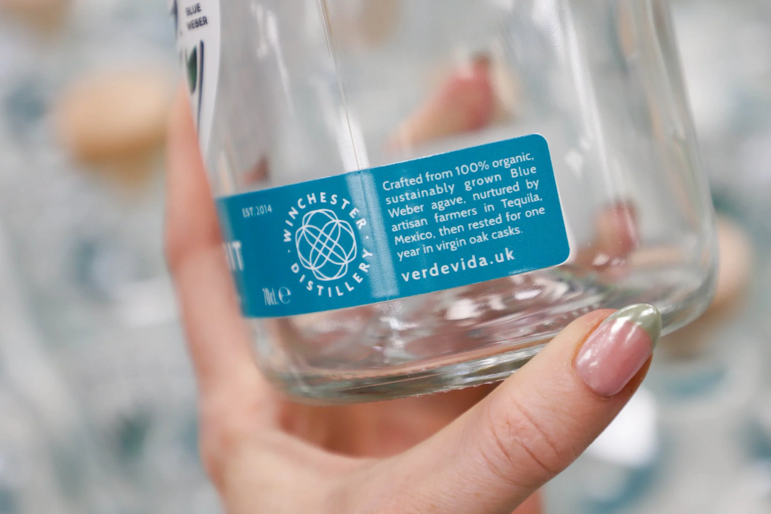 Printed spirit bottles