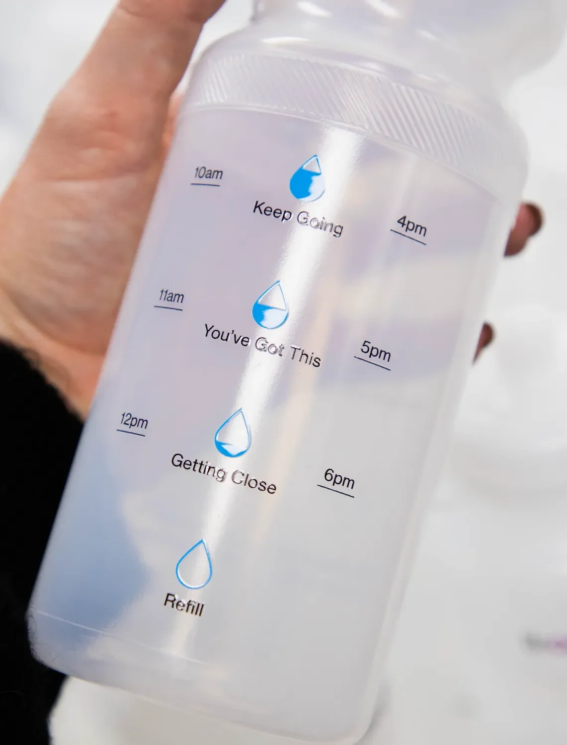 Branded water bottles