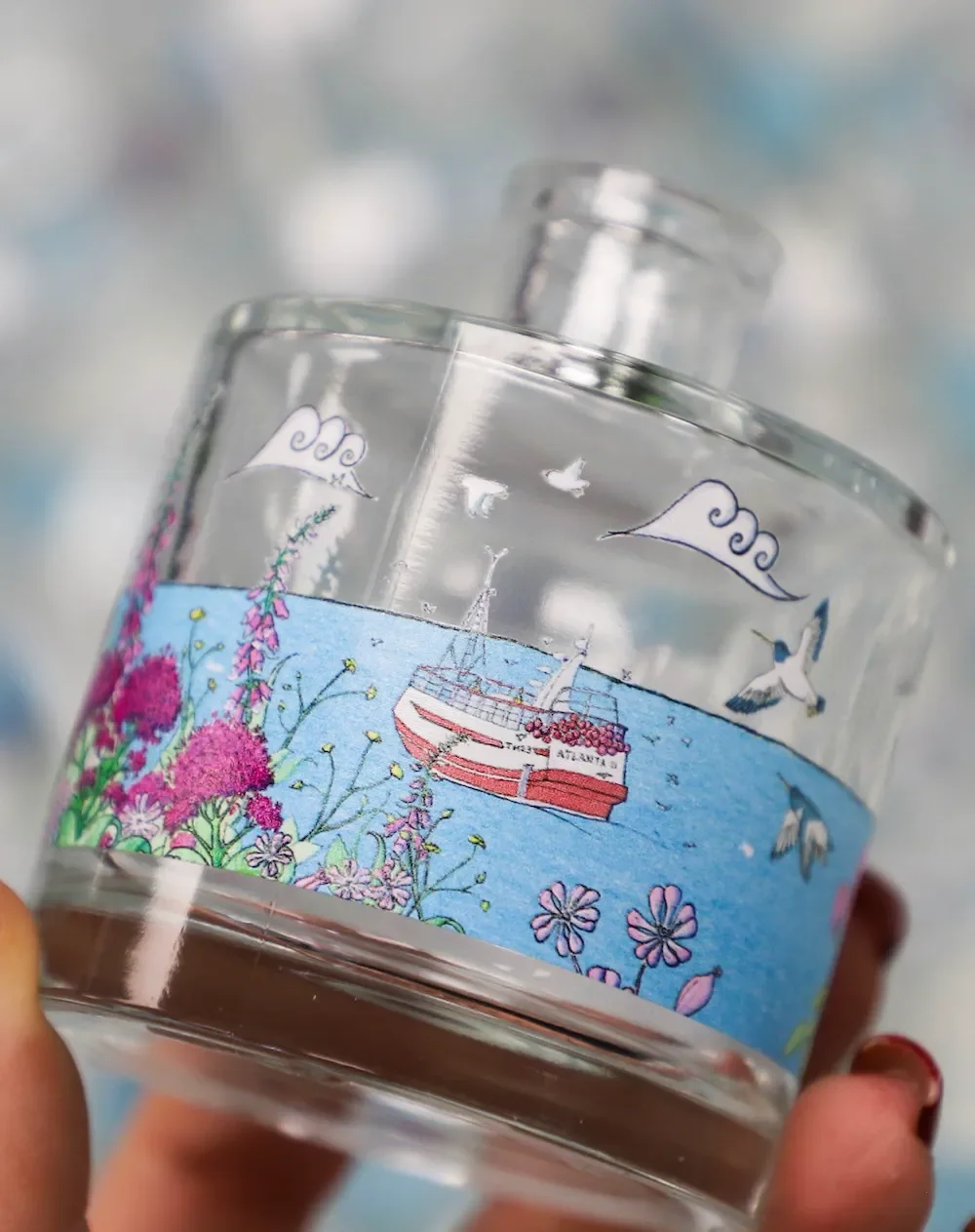 printing on glass diffuser bottles