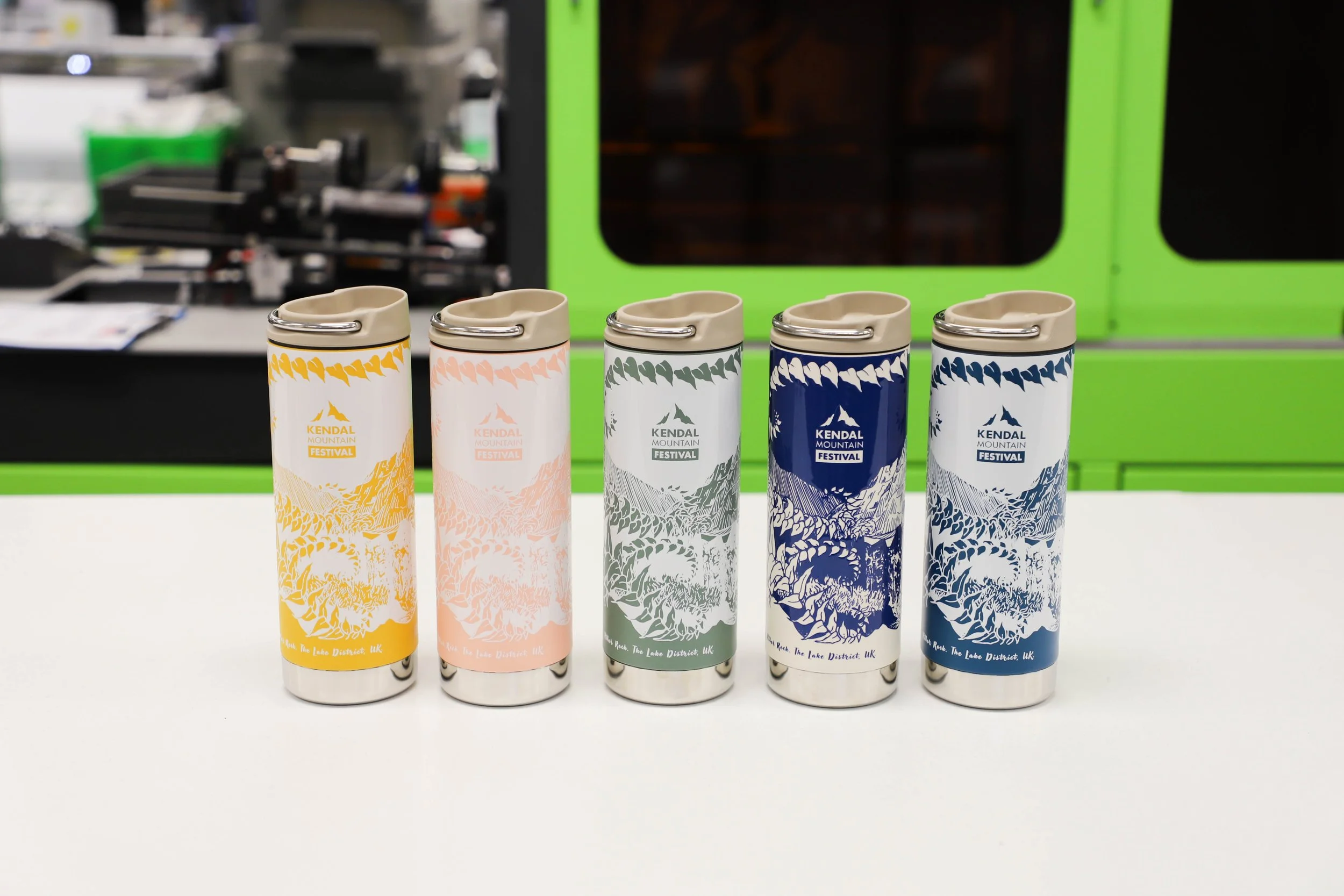 Printed drink flasks