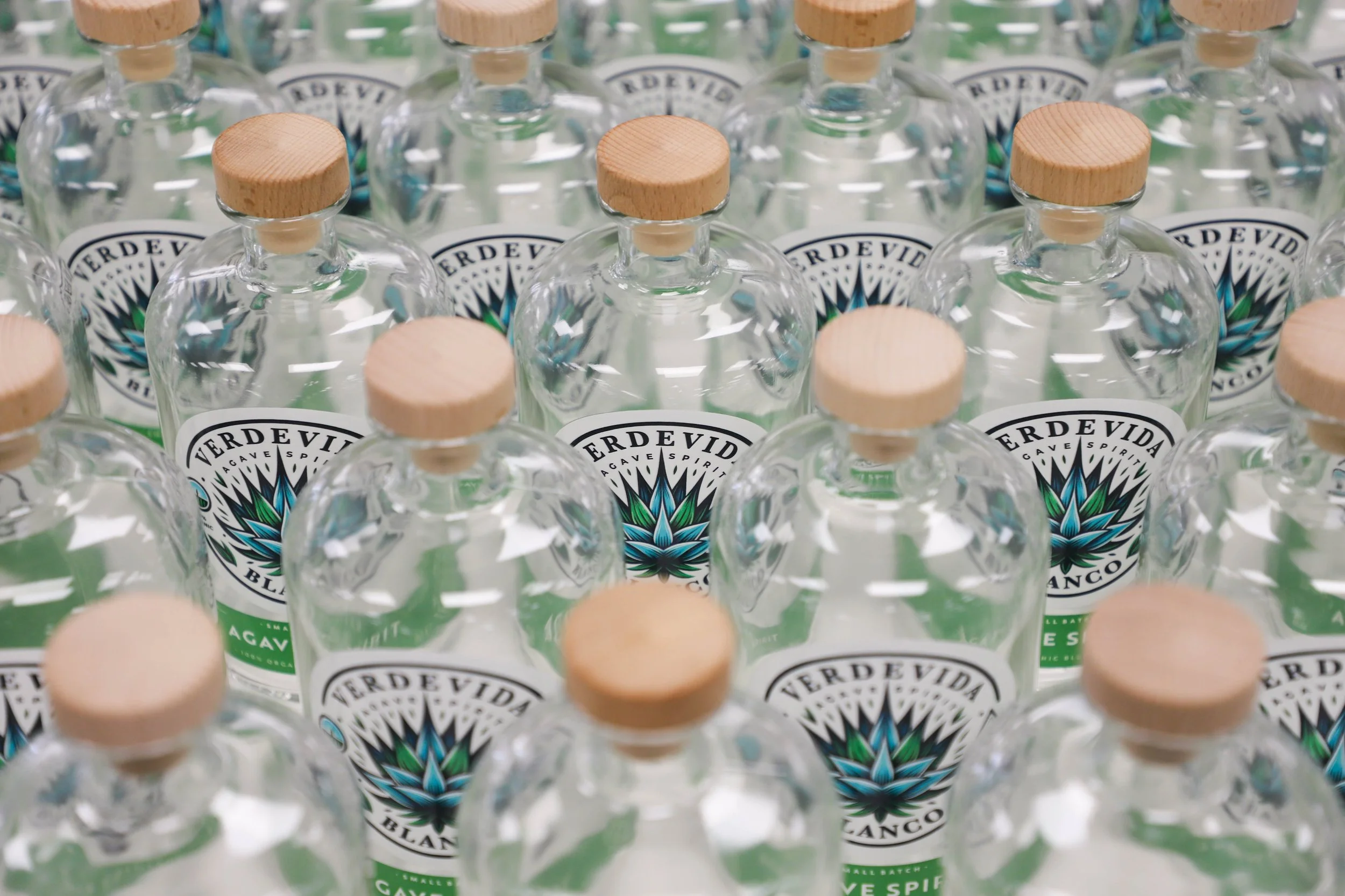 Printed spirit bottles