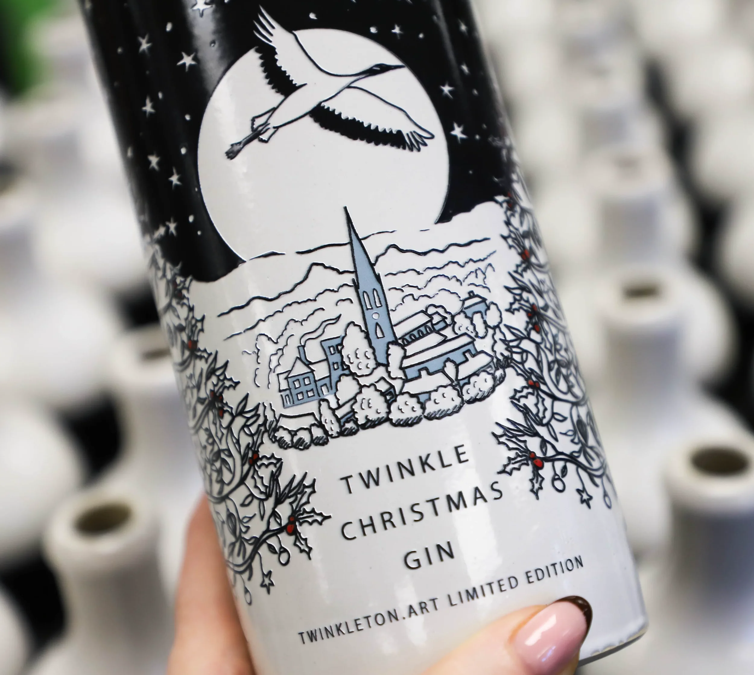 printing on gin bottles