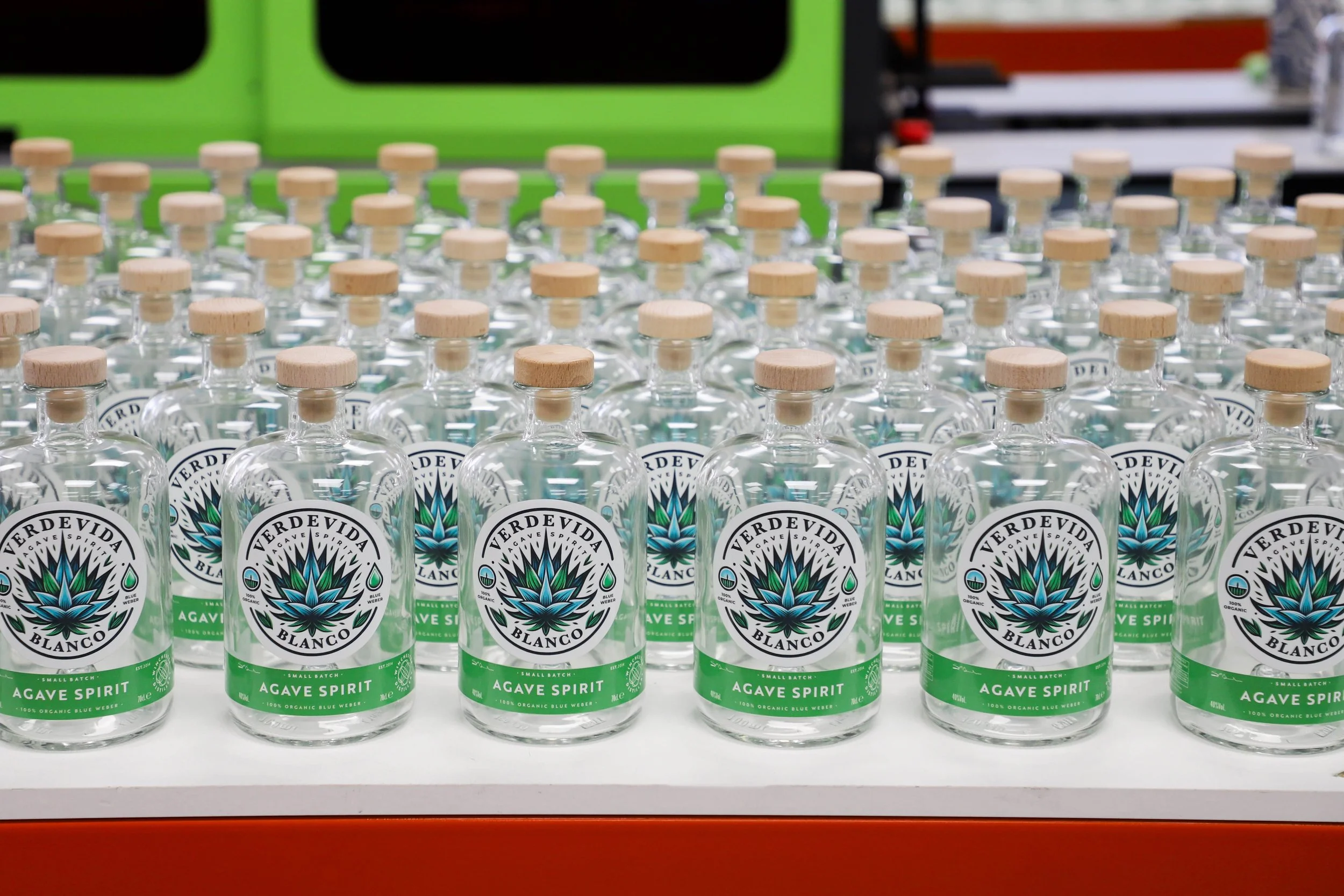 Printed spirit bottles