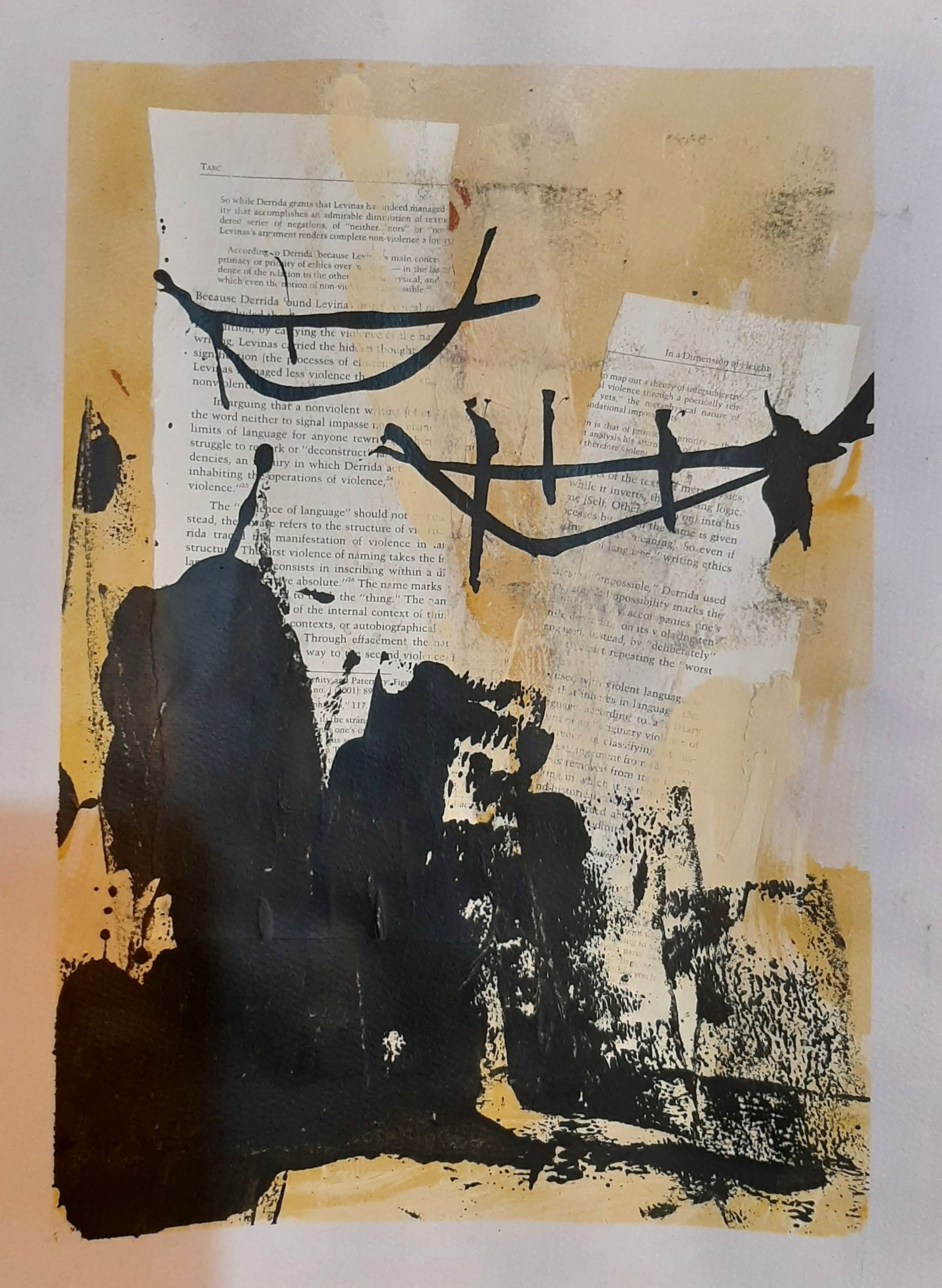 SMALL WORKS ON PAPER
"Tarc"
2024, Mixed media