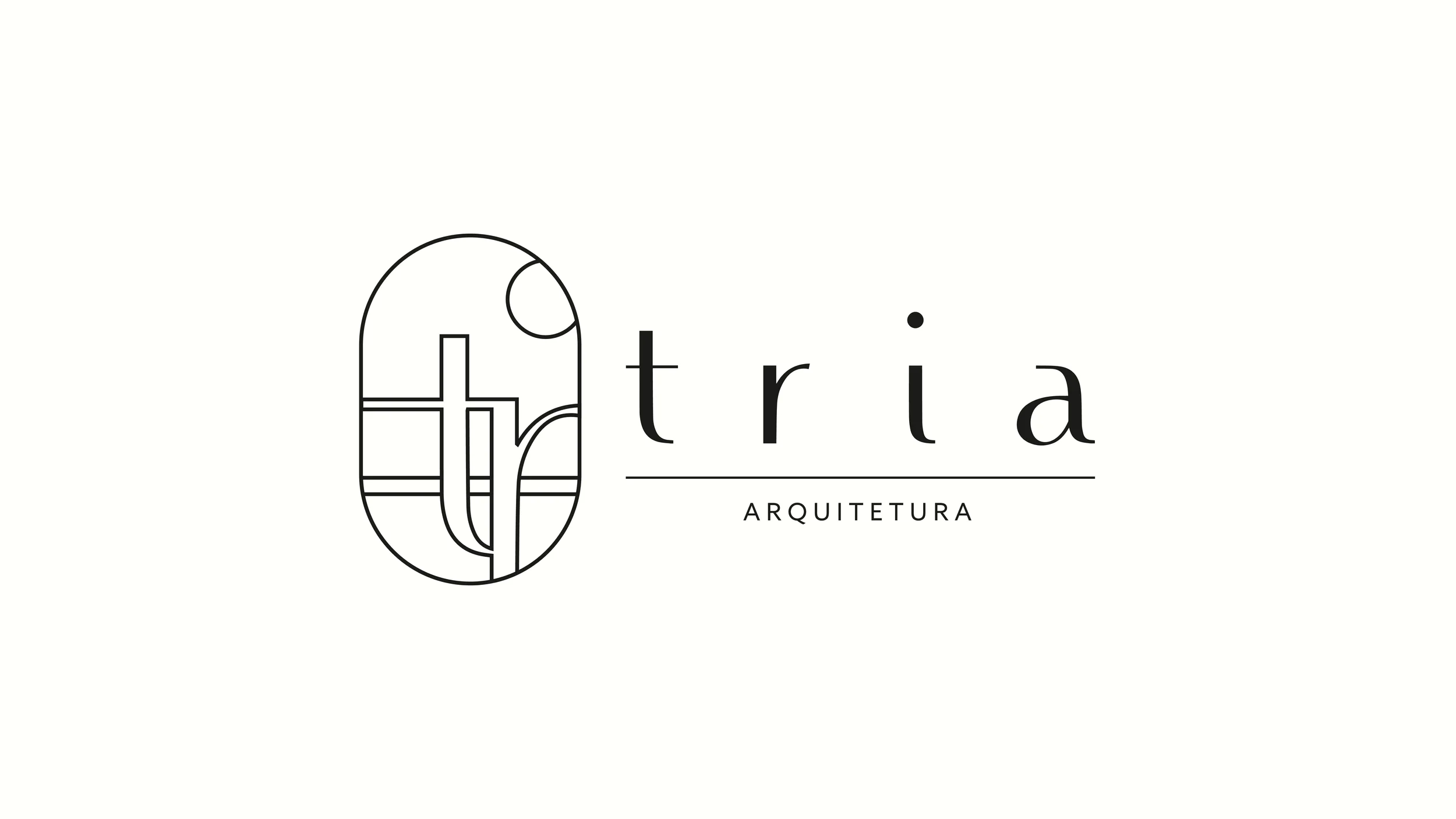 logo tria arquitetura rebranding