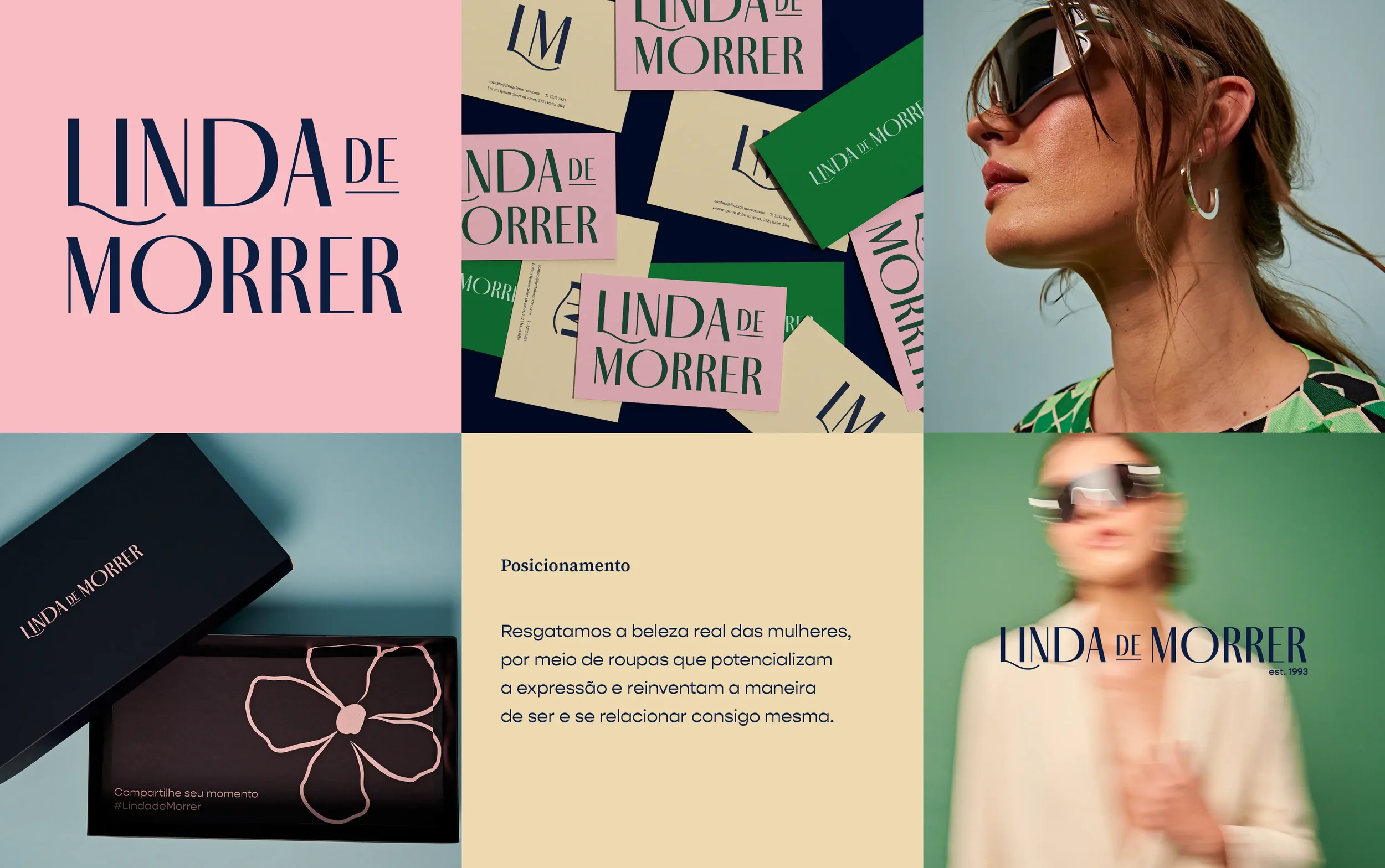 linda de morrer rebranding marca de moda