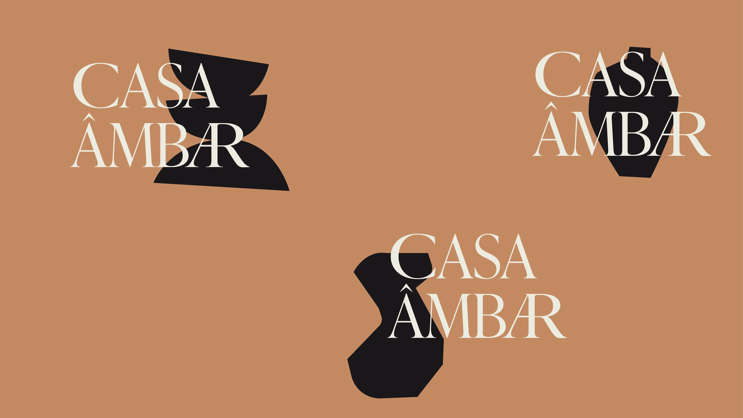 casa âmbar identidade visual