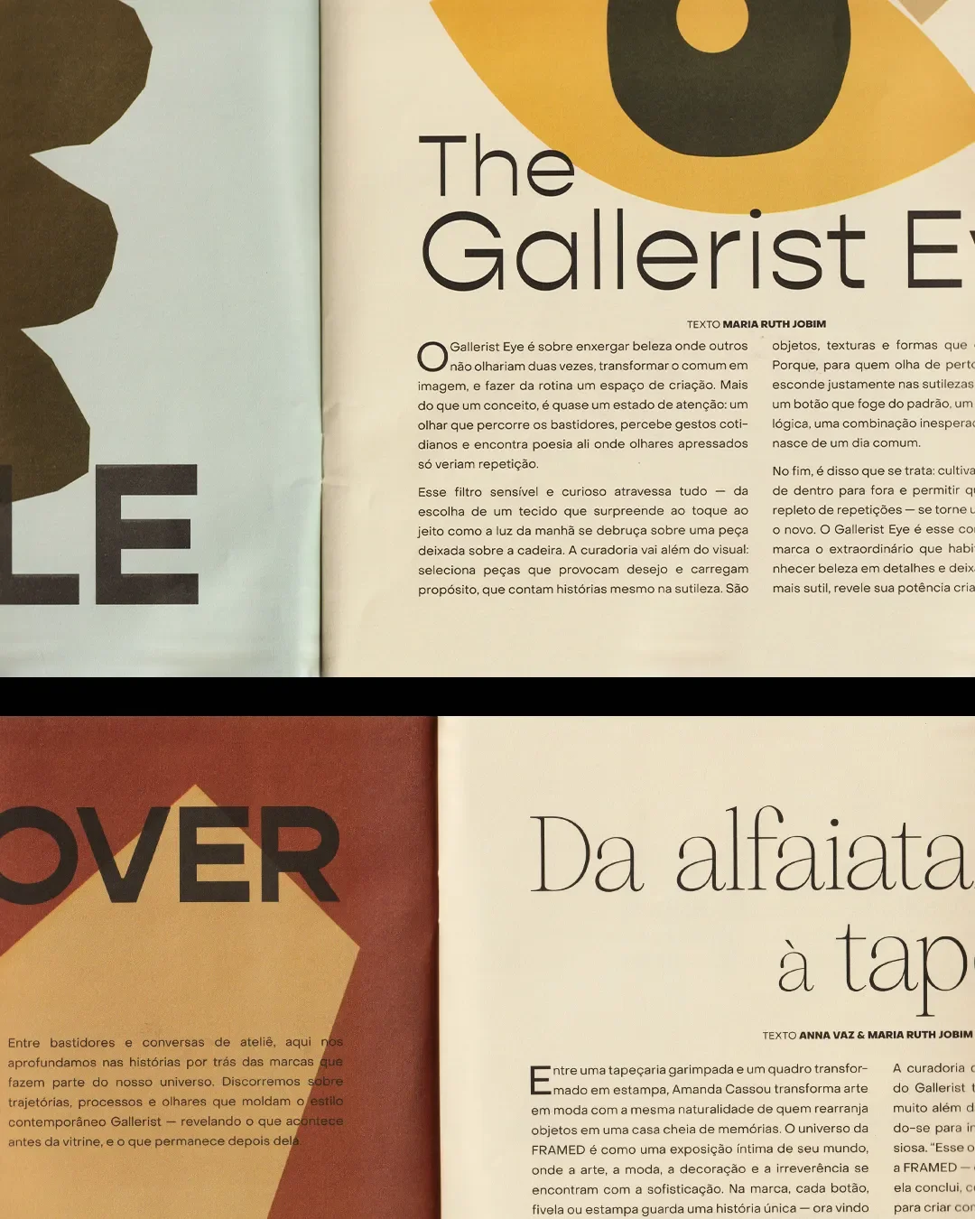 gallerist journal design editorial