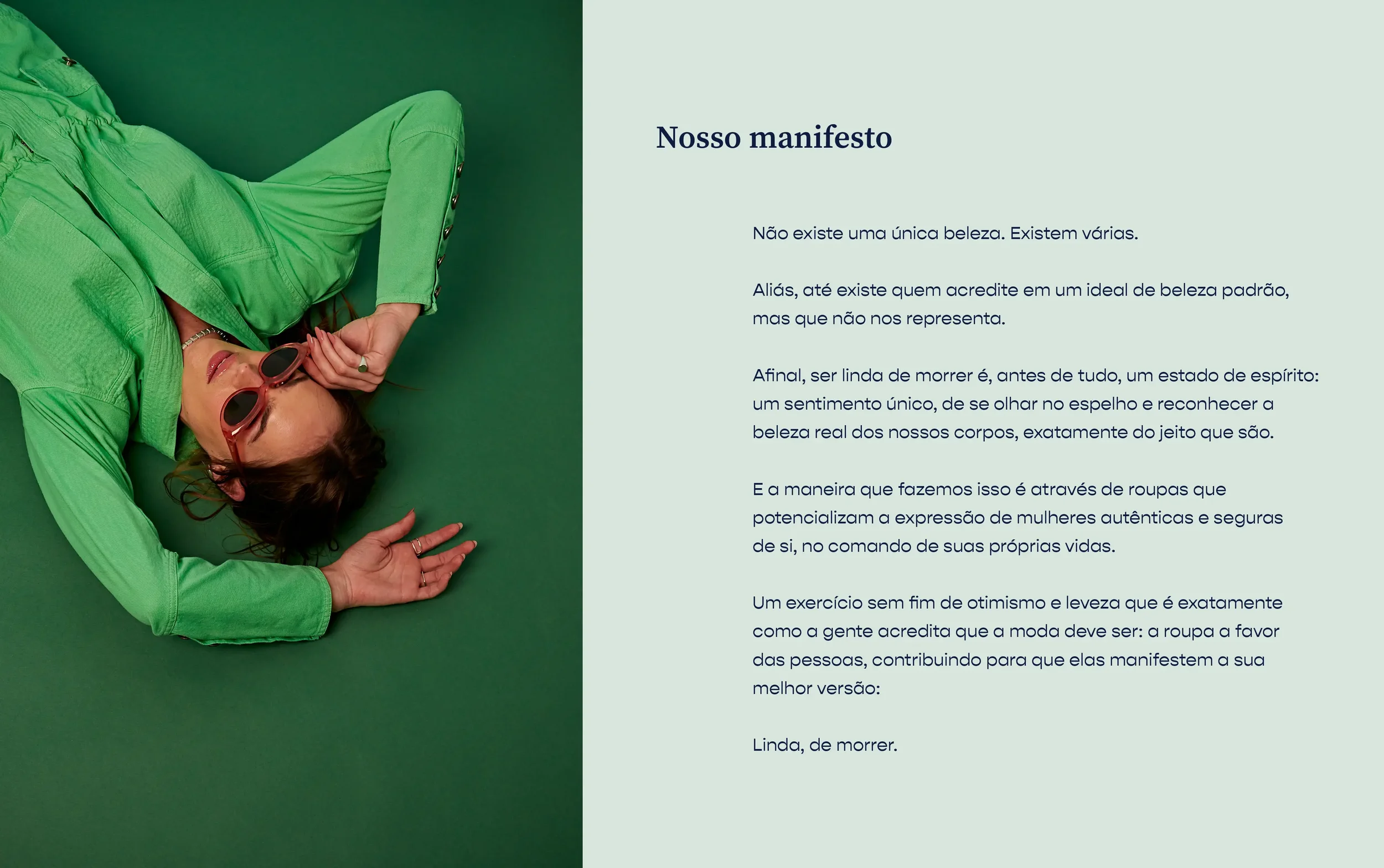 linda de morrer manifesto rebranding