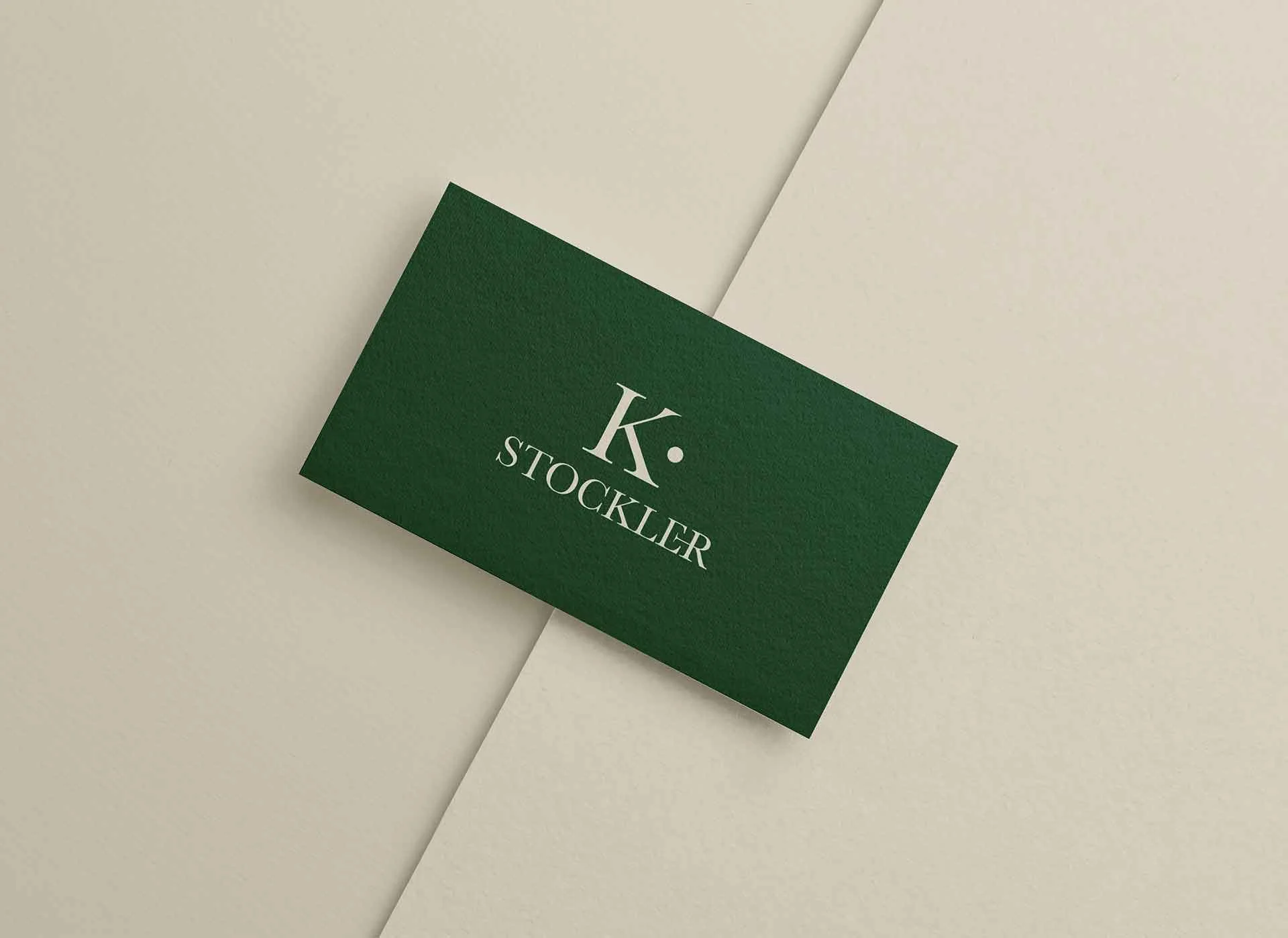 k. stockler cartão de visitas
