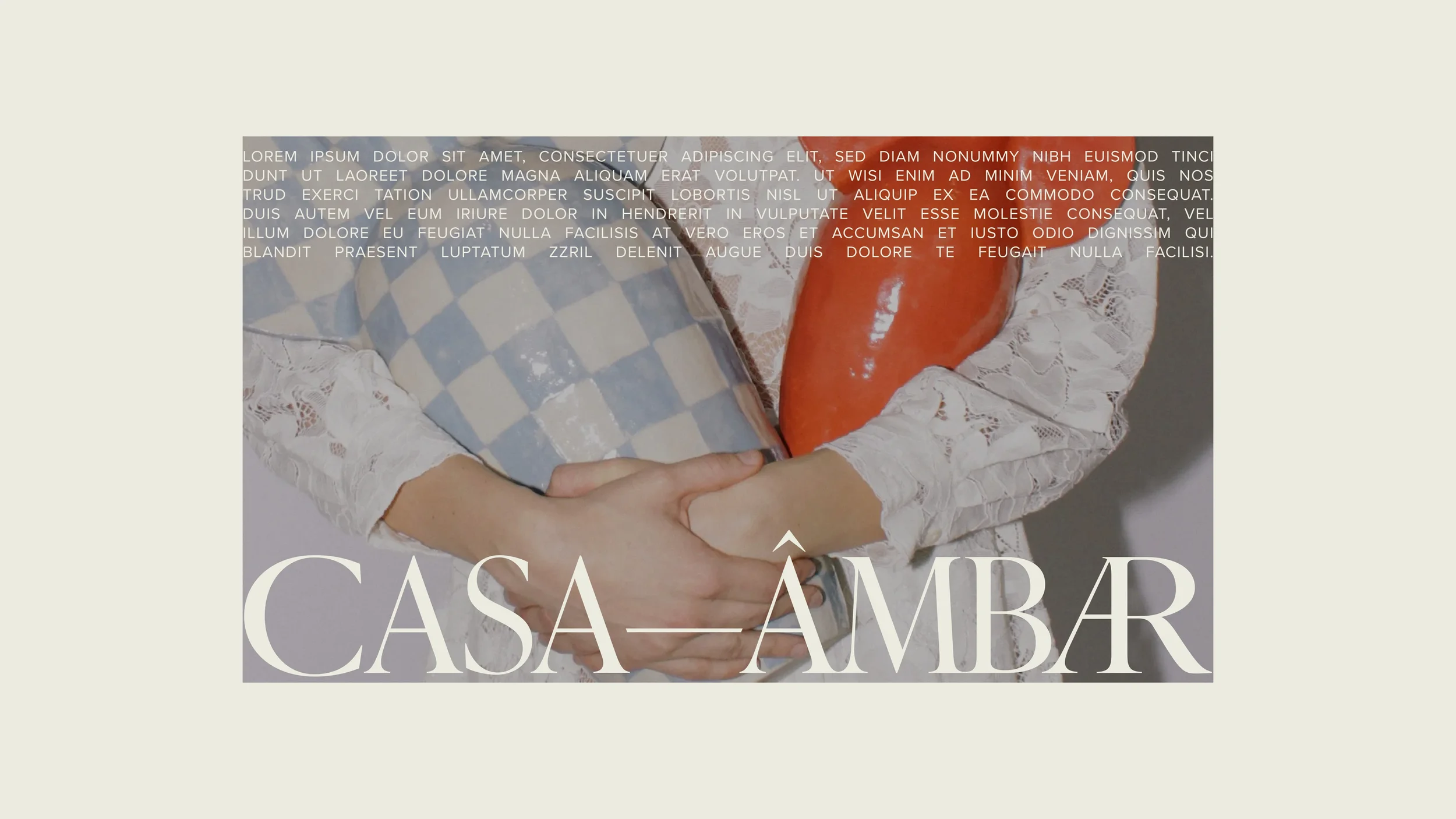 casa âmbar branding