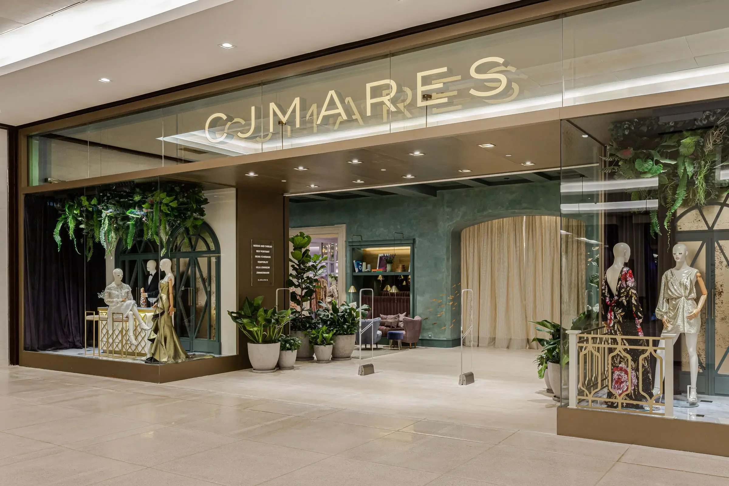 cj mares sinalização fachada