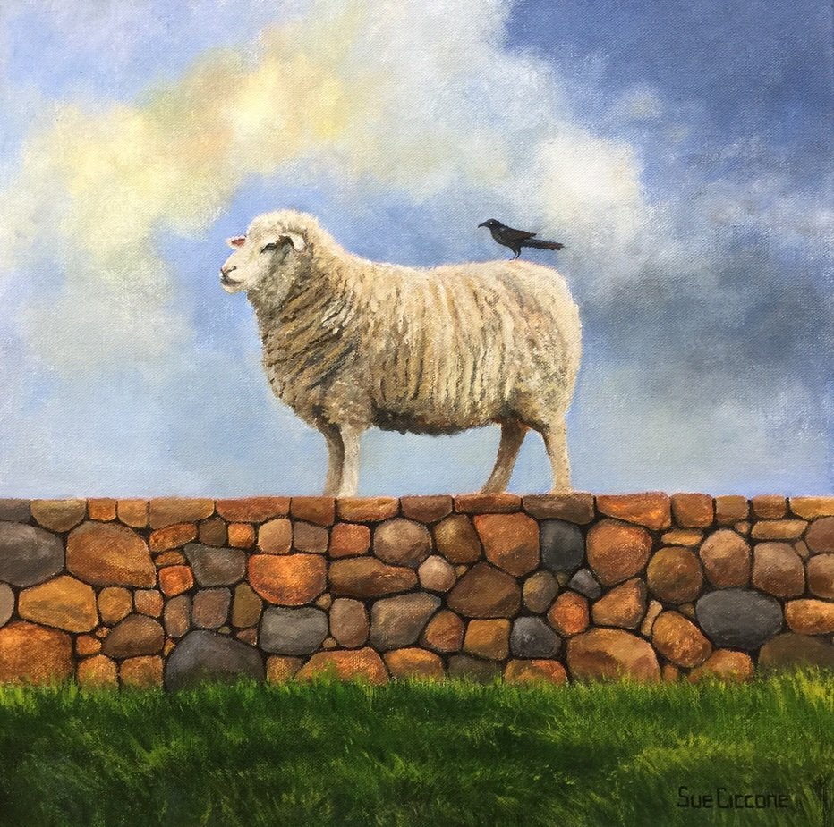 Standing Watch 16 x 16 Acrylic on Canvas.jpg