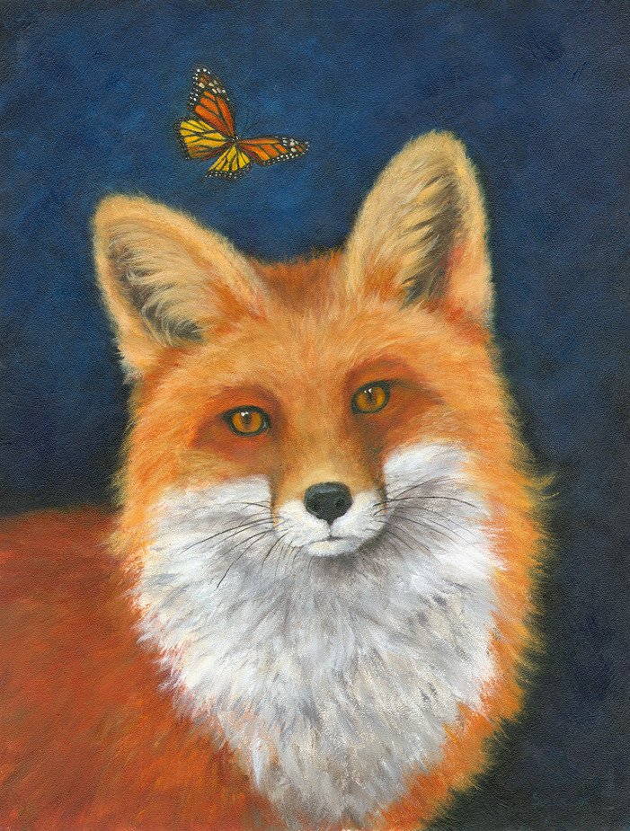 Fergie and Flitter 17 x 13 Acrylic on Board.jpg