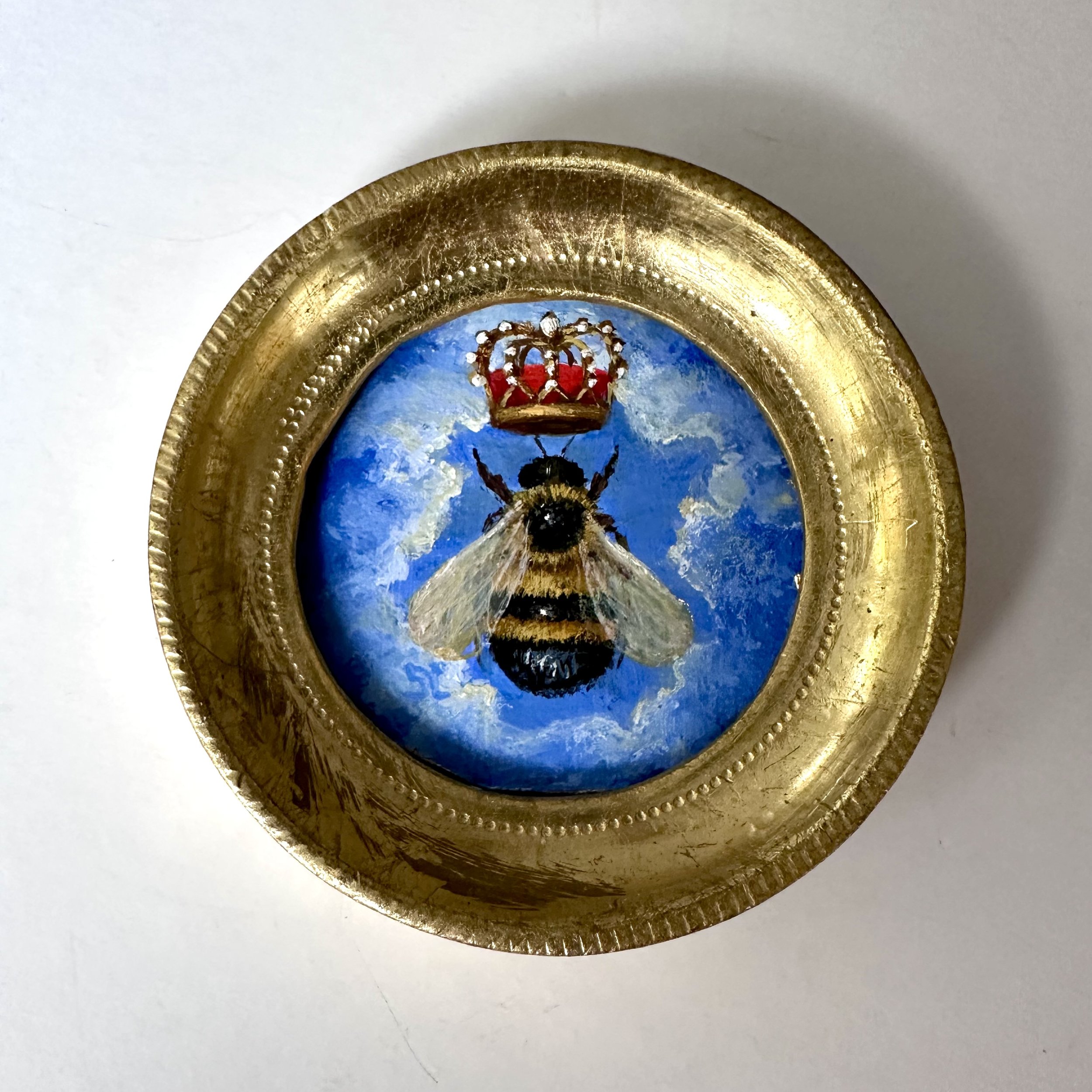 CELESTIAL BEEING III 2 IN ROUND ART $350 ITALIAN FRAME.jpg