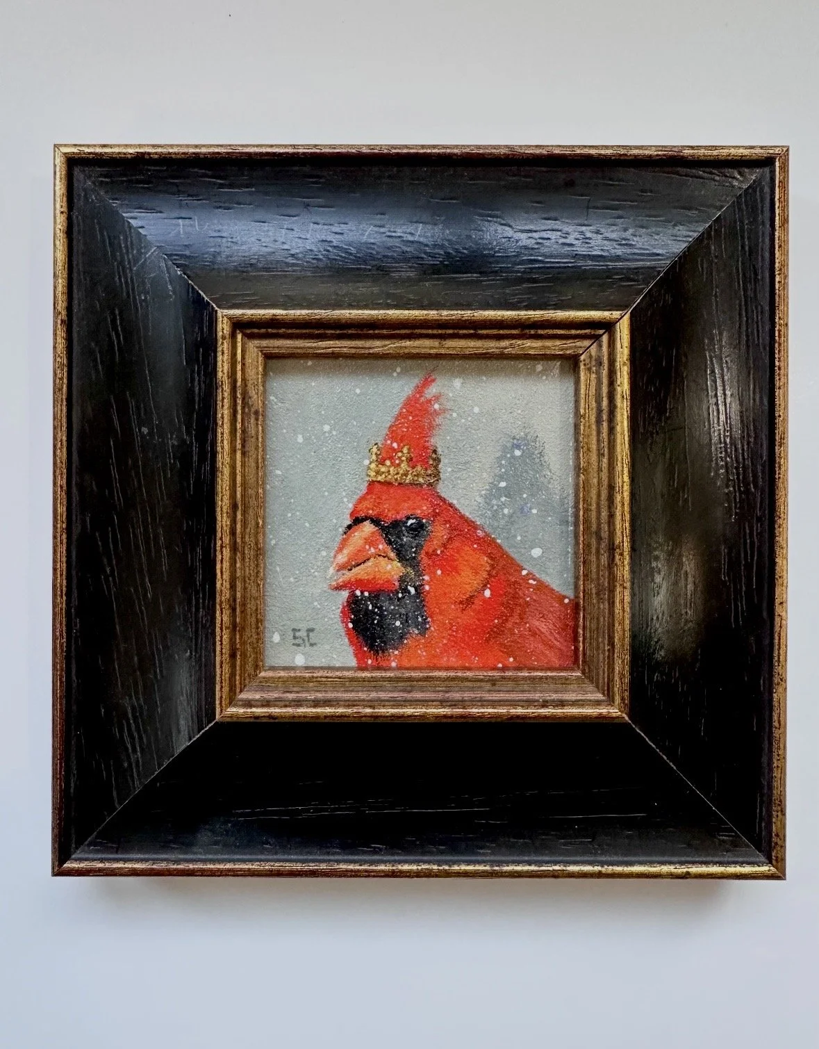 BIRD - THE VISITOR - 3X3 ART 6X6 F $395.jpg