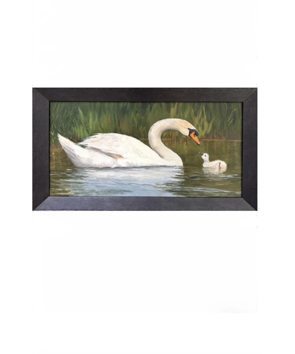 bird - MOMMA LOVE (SWANS) FRAMED.jpg